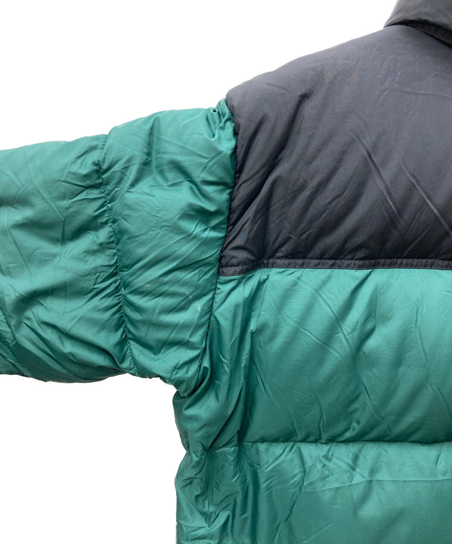 THE NORTH FACE nuptse jacket L グリーン 緑 - ジャケット/アウター