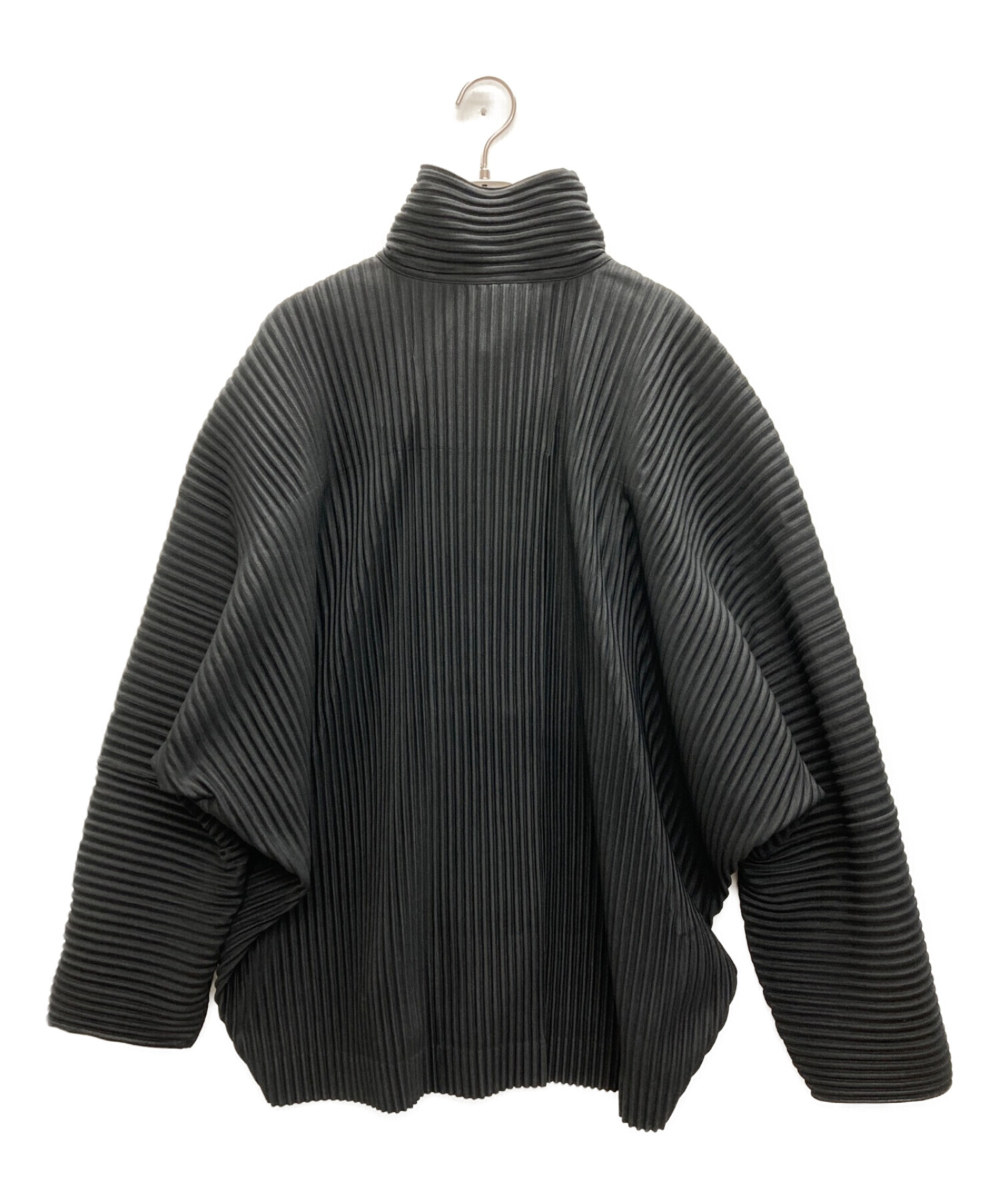 HOMME PLISSE ISSEY MIYAKE (オムプリッセ イッセイ ミヤケ) プリーツジャケット ブラック サイズ:SIZE 3