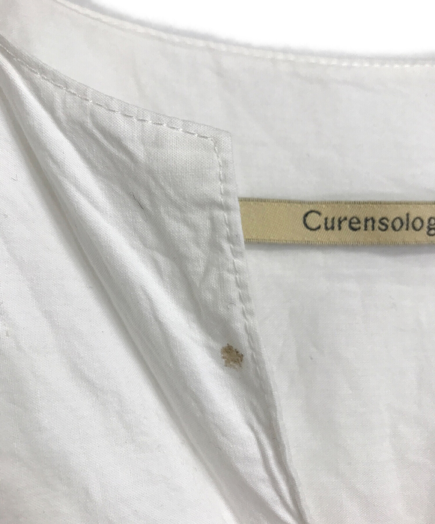 中古・古着通販】Curensology (カレンソロジー) タックシャツ