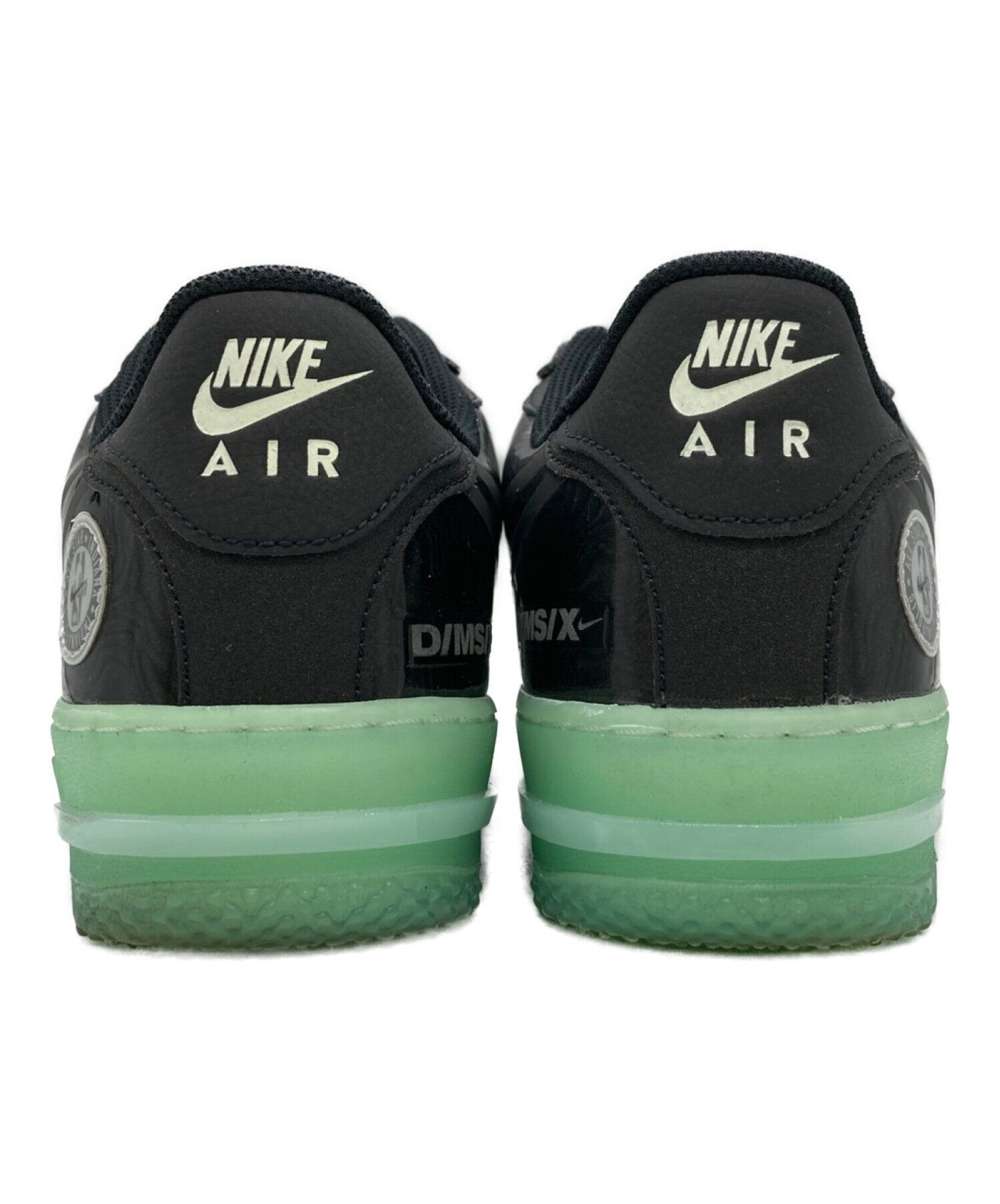 中古・古着通販】NIKE (ナイキ) AIR FORCE 1 REACT LV8 ブラック