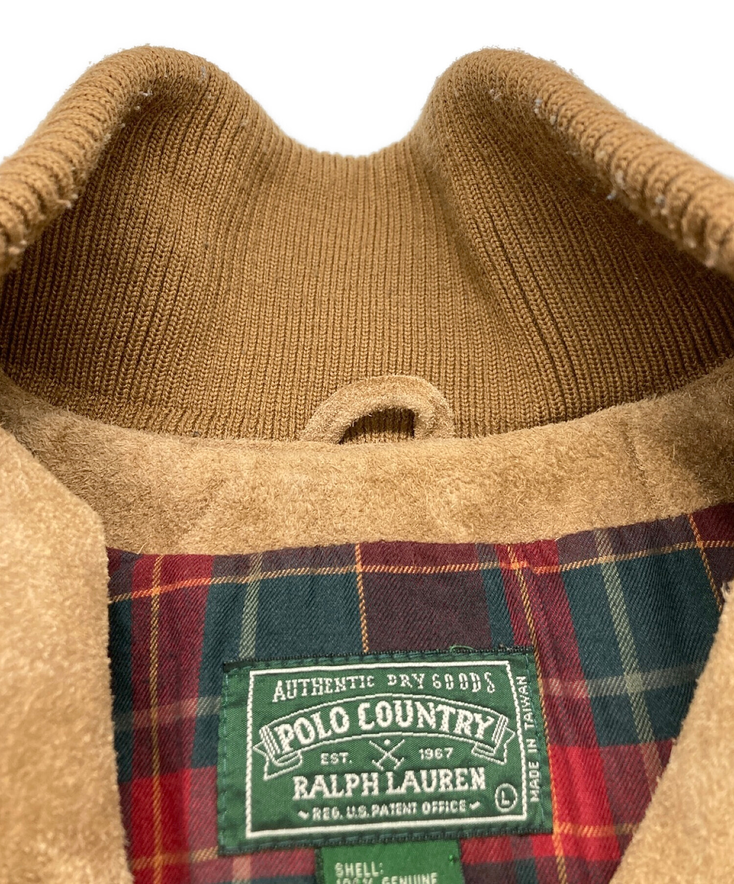 POLO COUNTRY スエードジップアップブルゾン-