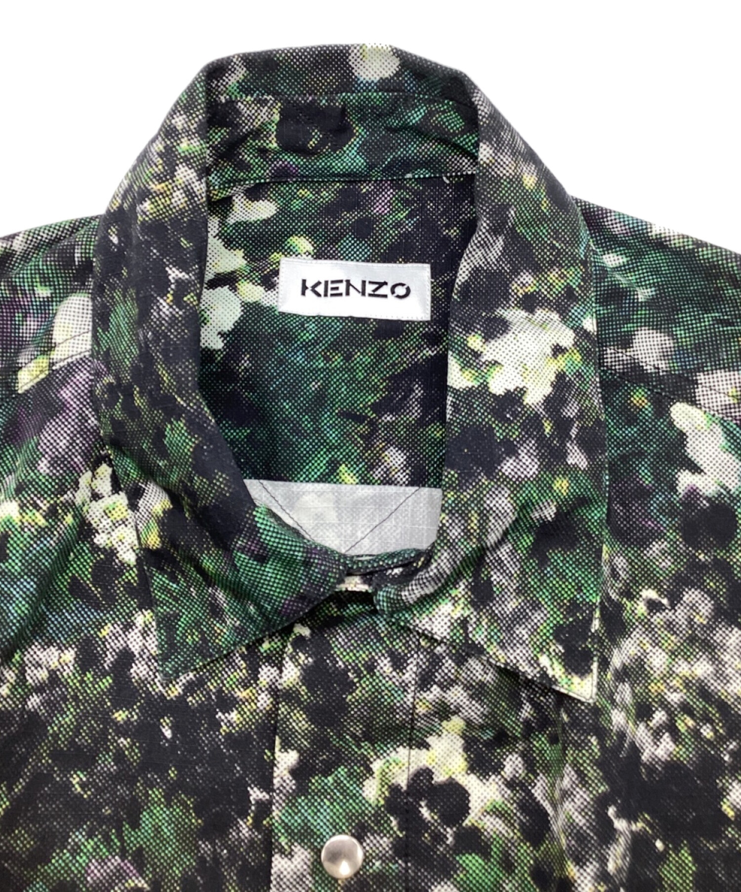 中古・古着通販】KENZO (ケンゾー) グラフィック シャツ グリーン