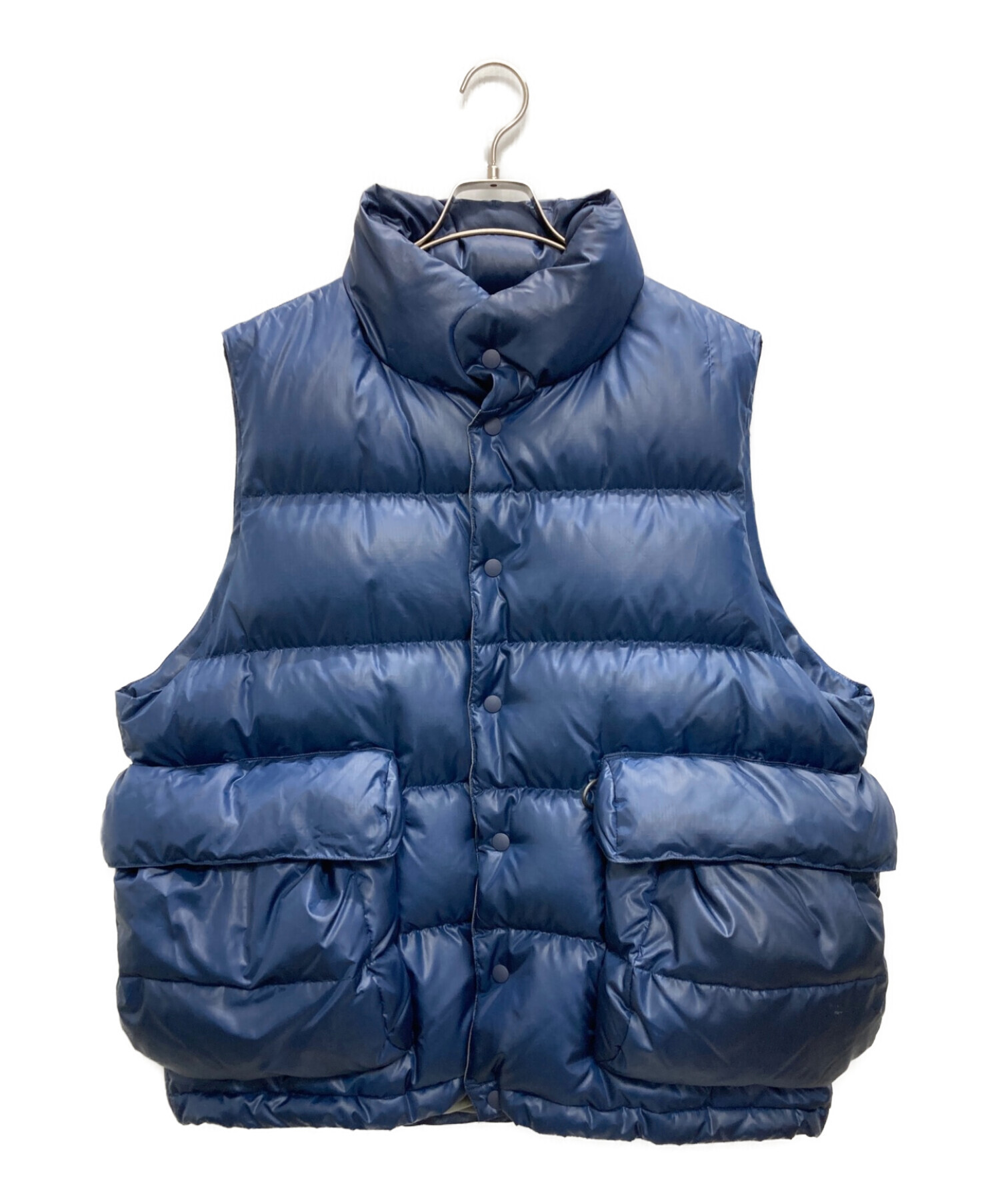 DAIWA PIER39 (ダイワ ピア39) TECH BACK PACKER DOWN VEST(テックバックパッカーダウンベスト) ブルー  サイズ:L