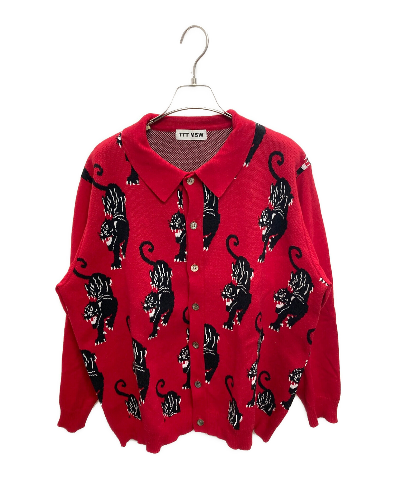 tttmsw Panther Knit Cardigan  パンサーニットニットポロ