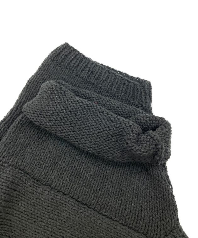 Mcmachan Woolen (マクマーンウーレン) S/Sコットンニット ブラック サイズ:不明