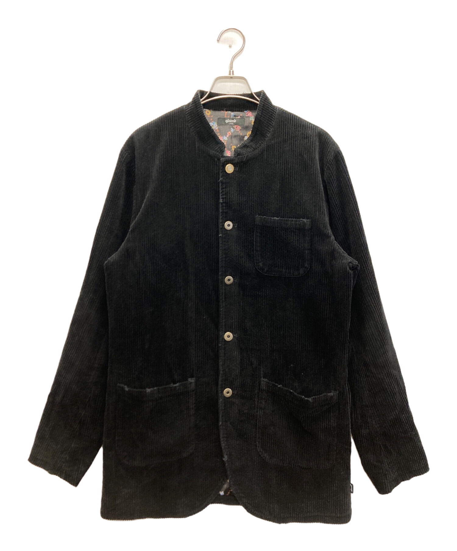 中古・古着通販】glamb (グラム) Corduroy napoleon JKT ブラック サイズ:SIZE L｜ブランド・古着通販  トレファク公式【TREFAC FASHION】スマホサイト