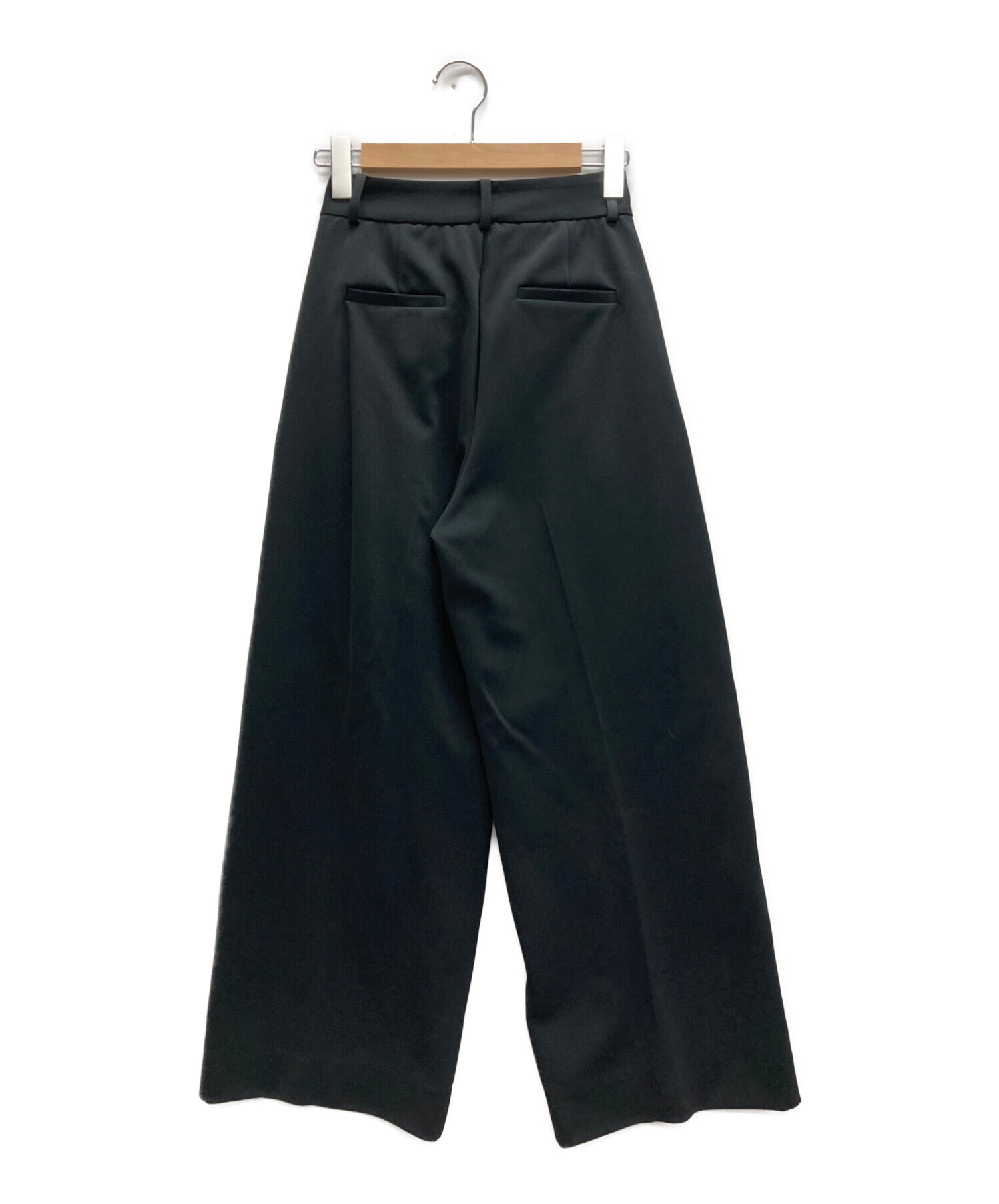 TODAYFUL (トゥデイフル) Doubletuck Twill Trousers ブラック サイズ:36