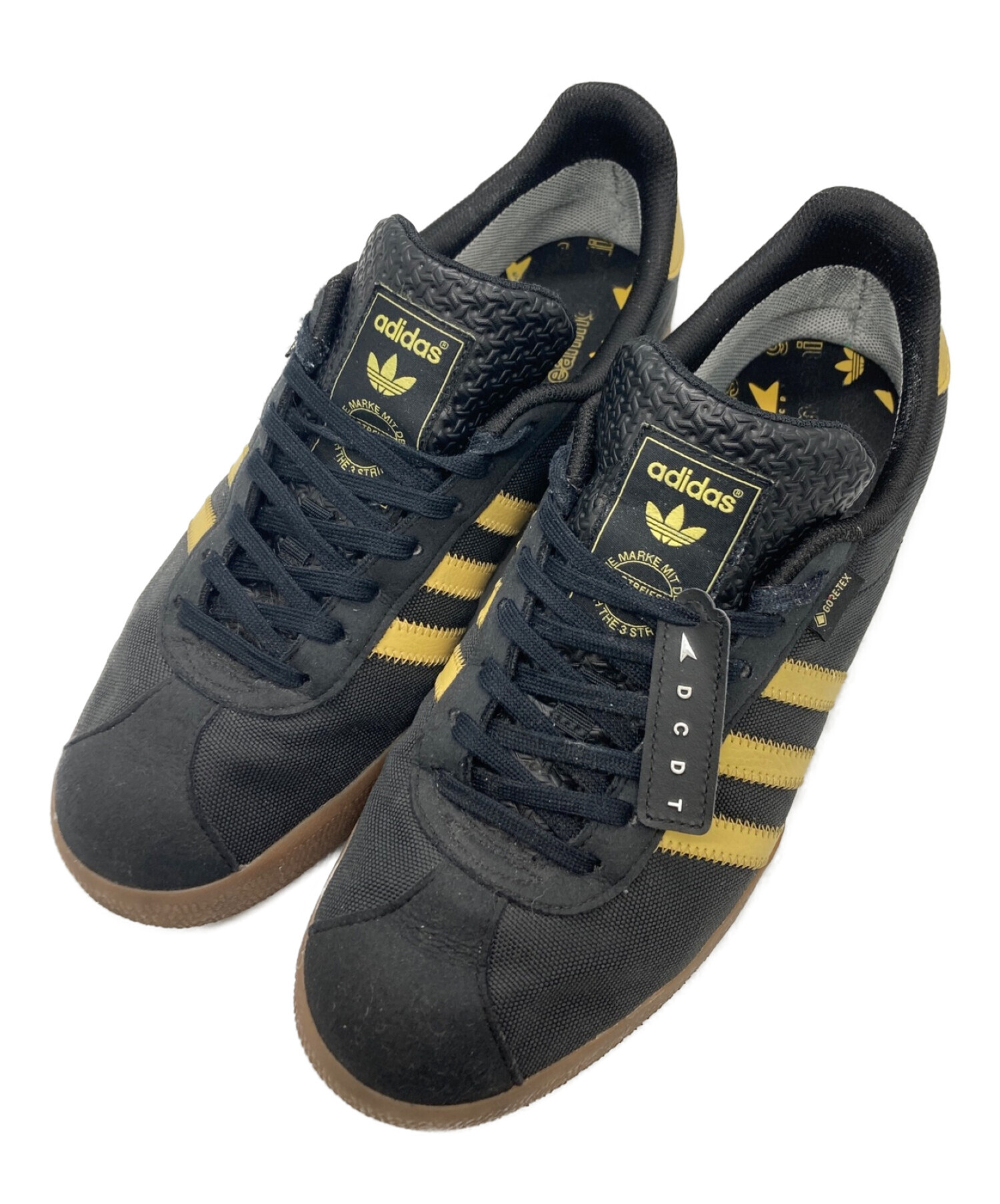 adidas (アディダス) DESCENDANT (ディセンダント) Gazelle GORE-TEX　 ブラック×イエロー サイズ:SIZE  27.5