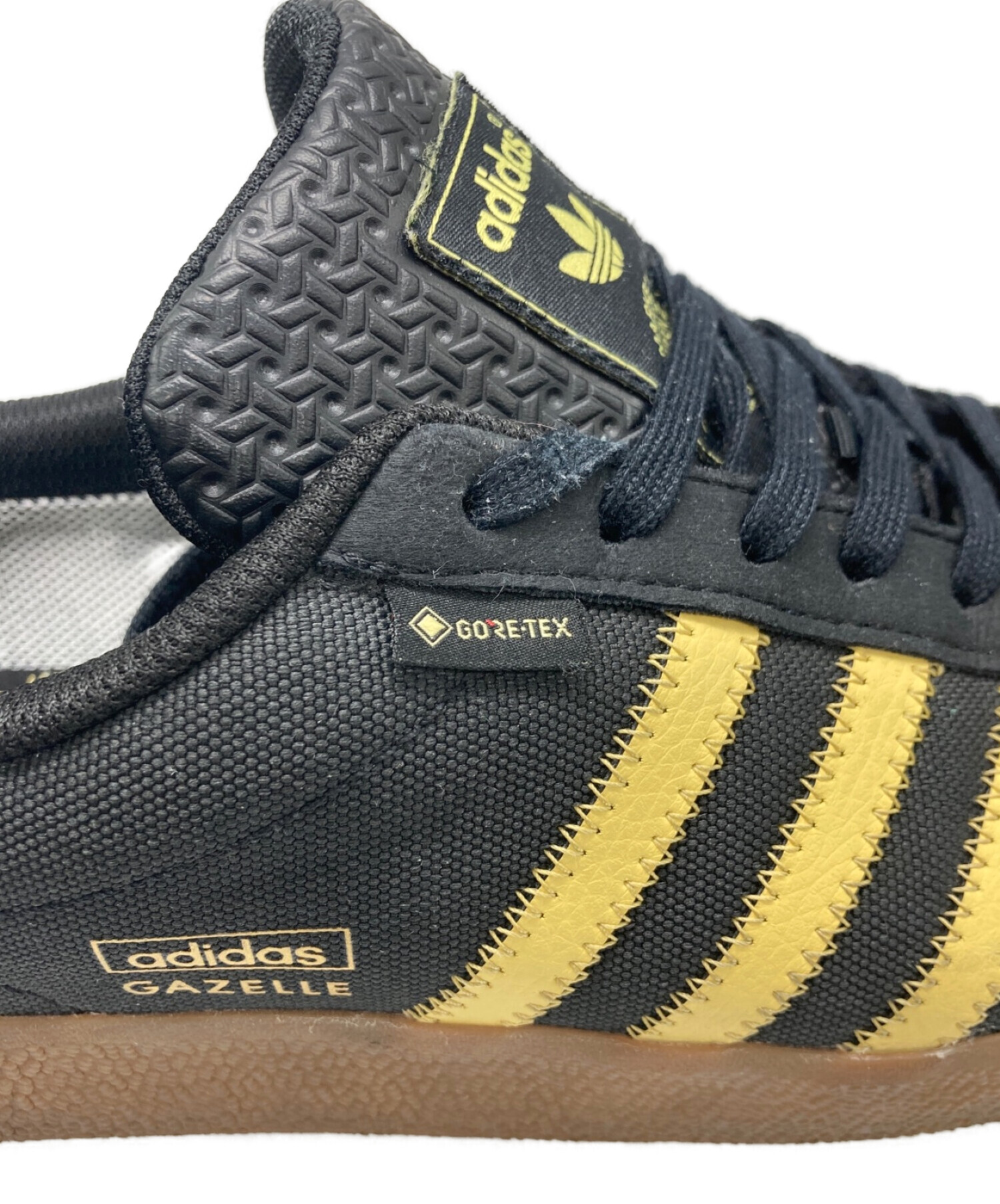 adidas (アディダス) DESCENDANT (ディセンダント) Gazelle GORE-TEX　 ブラック×イエロー サイズ:SIZE  27.5