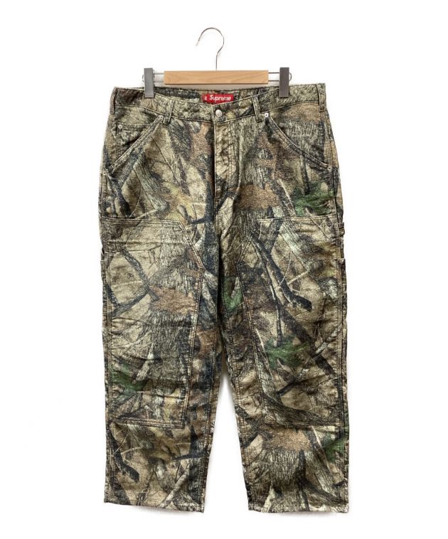 SUPREME (シュプリーム) Moleskin Double Knee Painter pants/モレスキンダブルニーペインターパンツ カーキ  サイズ:SIZE 36