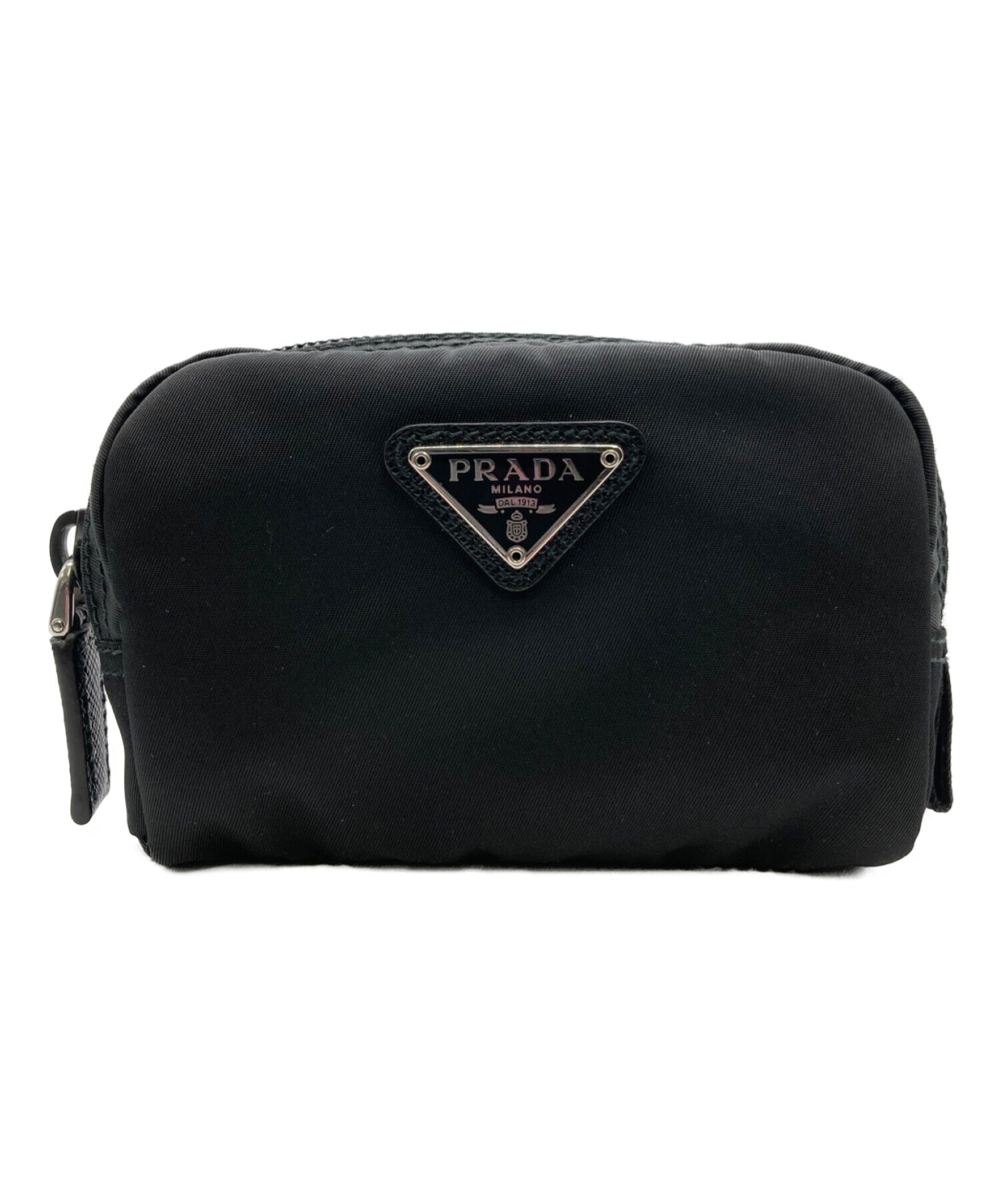 中古・古着通販】PRADA (プラダ) RE-NYLONポーチ ブラック｜ブランド