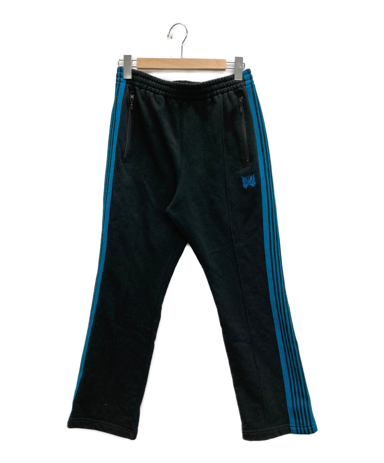 Needles (ニードルズ) BEAMS (ビームス) 別注Sweat Jersey Pants ブラック×ブルー サイズ:SIZE L