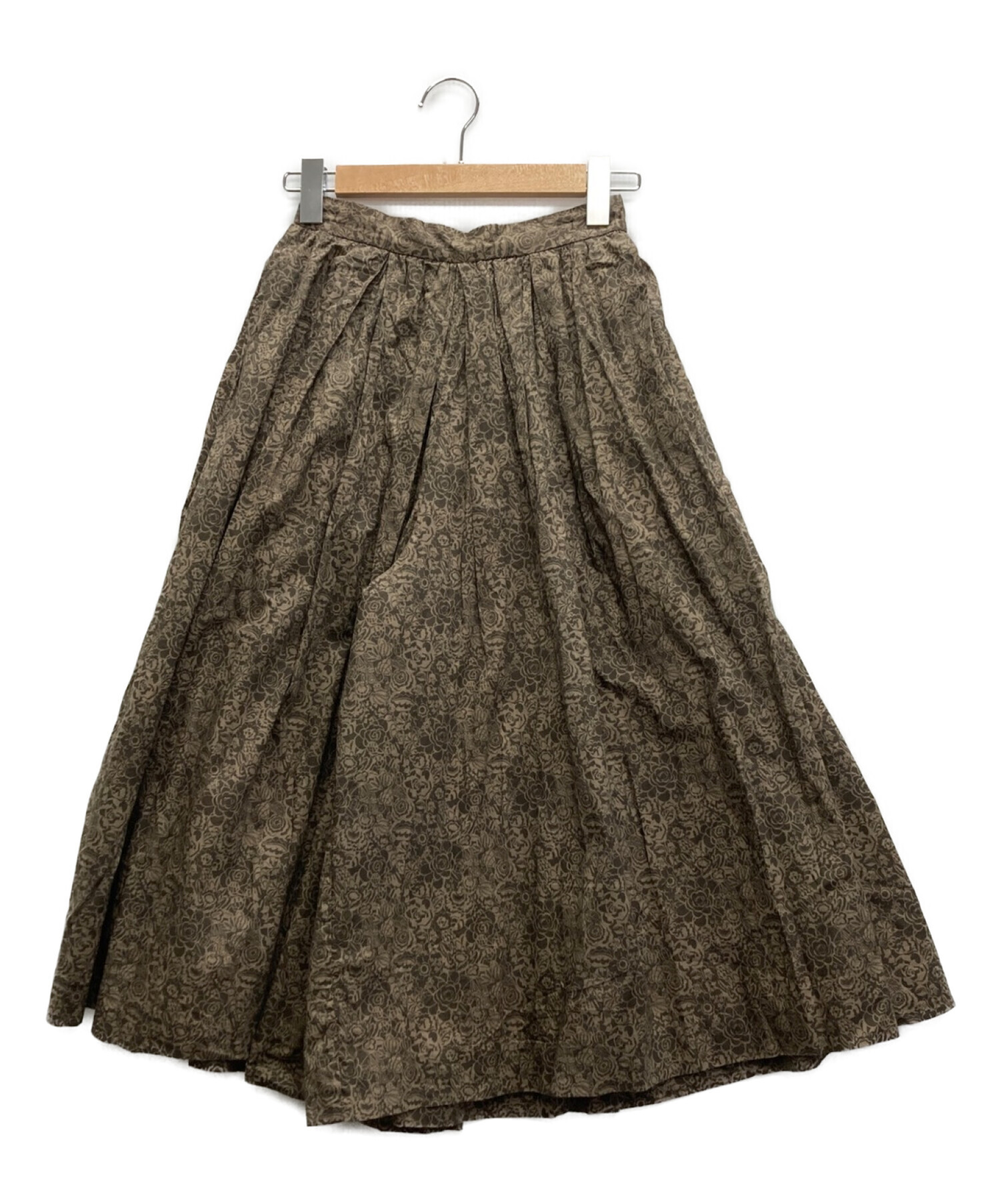 中古・古着通販】YAECA (ヤエカ) TUCK CULOTTE LIBERTY ブラウン サイズ:M｜ブランド・古着通販  トレファク公式【TREFAC FASHION】スマホサイト