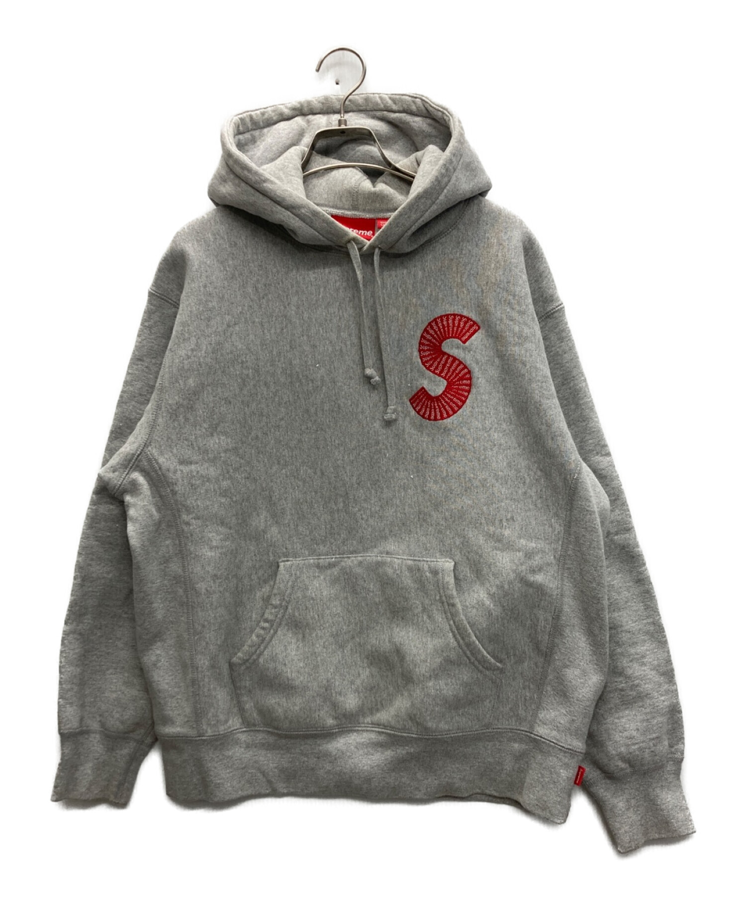 SUPREME (シュプリーム) S Logo Hooded Sweatshirt グレー サイズ:S