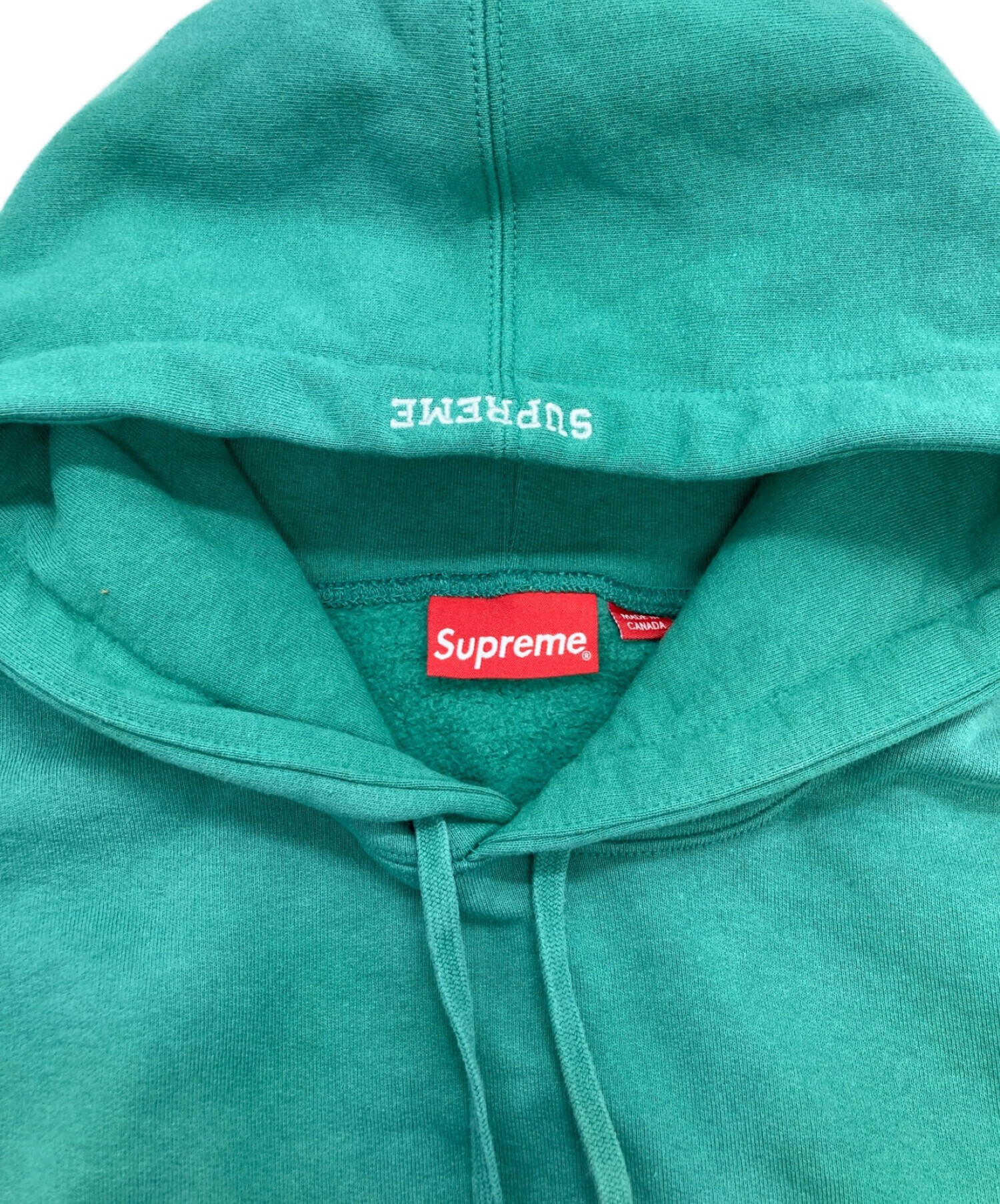 SUPREME (シュプリーム) Franklin Hooded Sweatshirt グリーン サイズ:M