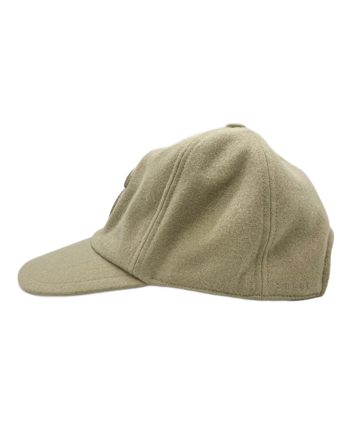 sacai (サカイ) WOOL MELTON S CAP/ウールメルトンSキャップ ベージュ