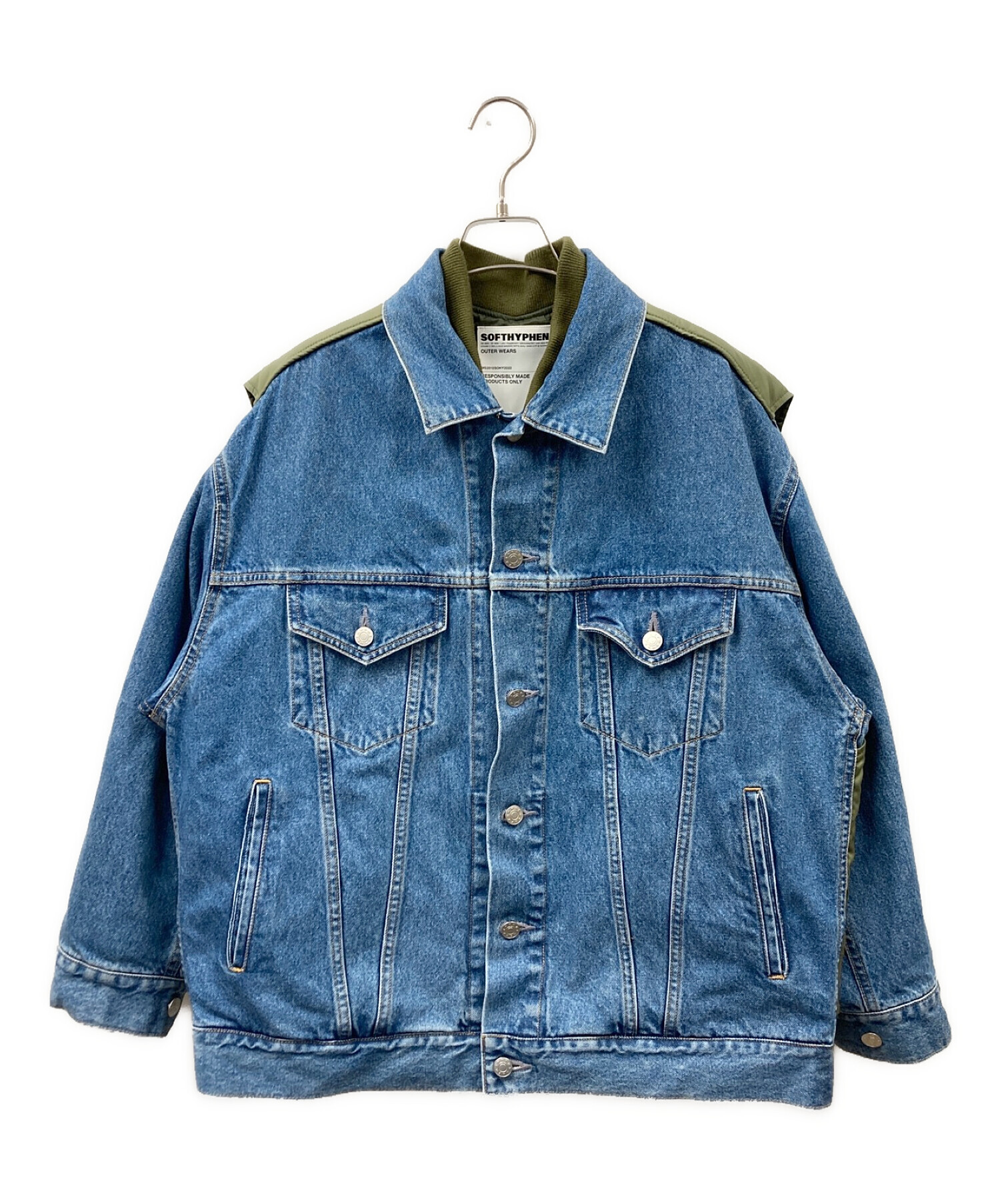 SOFTHYPHEN MA-1 DENIM JACKET M ソフトハイフン - beaconparenting.ie