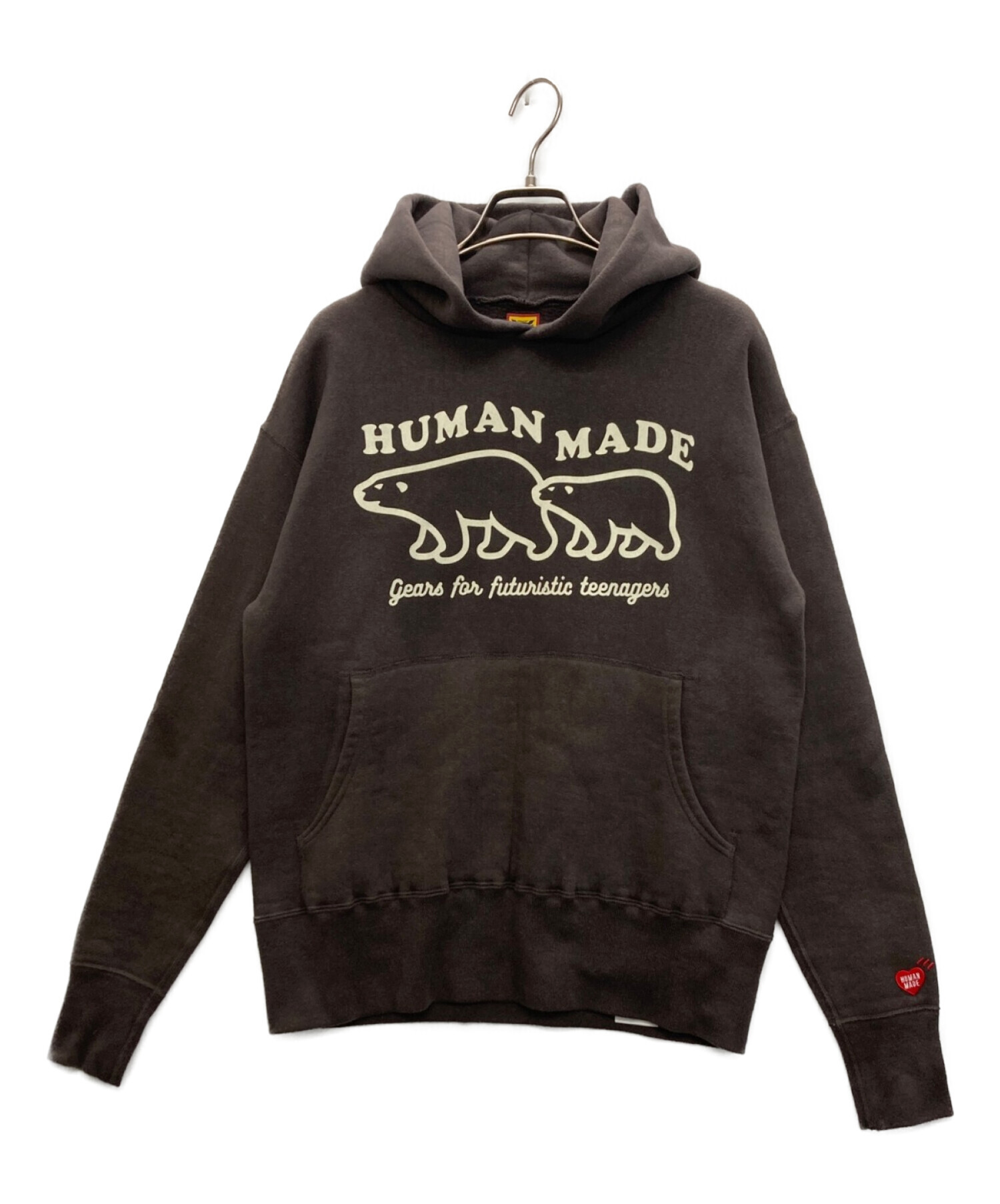 中古・古着通販】HUMAN MADE (ヒューマンメイド) TSURIAMI HOODIE ブラウン サイズ:SIZE S｜ブランド・古着通販  トレファク公式【TREFAC FASHION】スマホサイト