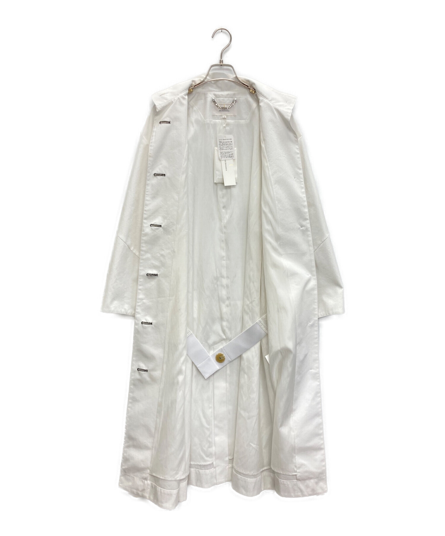 中古・古着通販】AKIRA NAKA (アキラナカ) liberata coat ホワイト サイズ:SIZE 1｜ブランド・古着通販  トレファク公式【TREFAC FASHION】スマホサイト