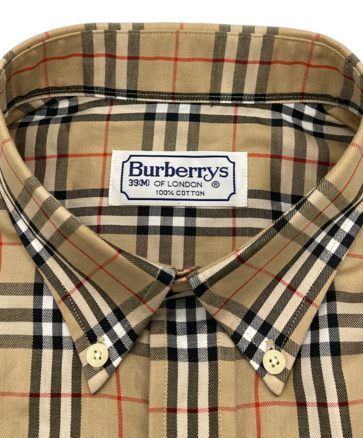 中古・古着通販】Burberry's (バーバリーズ) ボタンダウンノバチェック