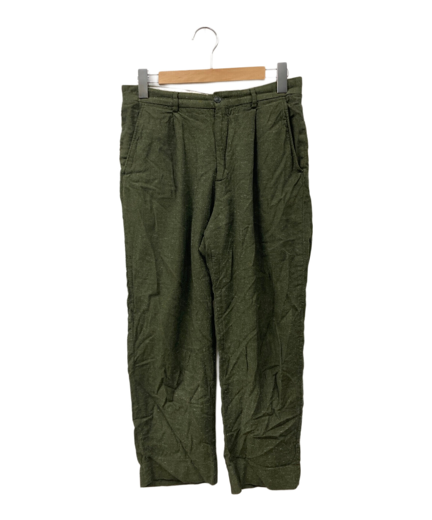 Supreme (シュプリーム) Pleated Trousers カーキ サイズ:30