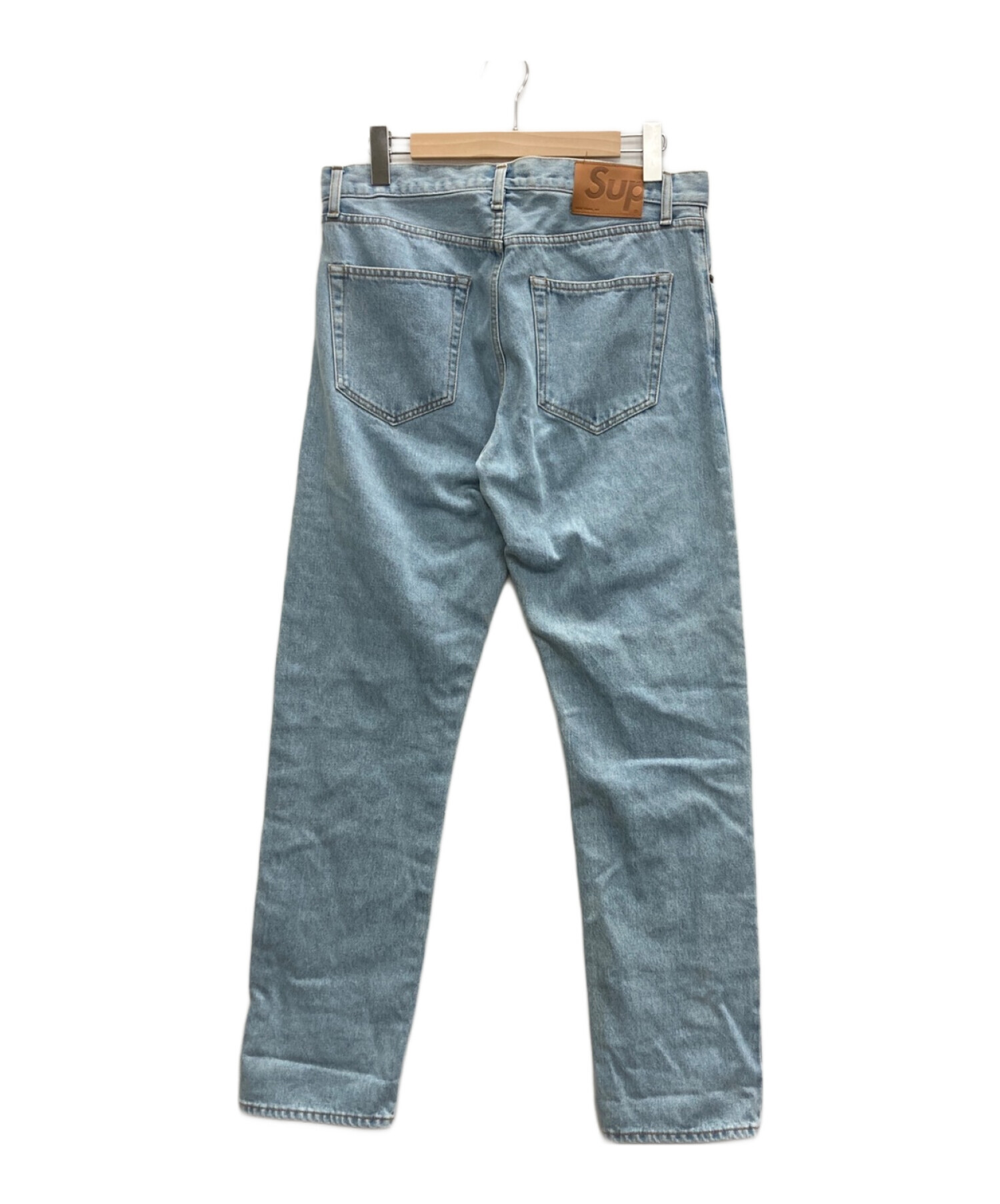 SUPREME (シュプリーム) Washed Regular Jeans/ウォッシュレギュラージーンズ インディゴ サイズ:size32