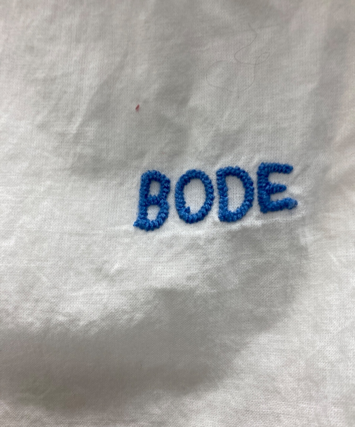 BODE (ボーディ) 刺繍シャツ ホワイト サイズ:SIZE XS