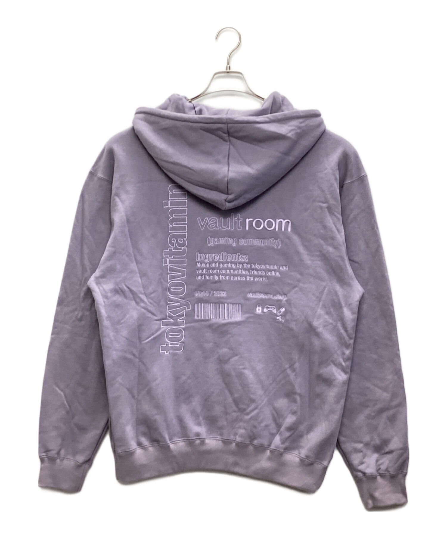 中古・古着通販】VAULTROOM (ボルトルーム) tokyovitamin (トーキョービタミン) コラボフーディー パープル サイズ:SIZE  M｜ブランド・古着通販 トレファク公式【TREFAC FASHION】スマホサイト