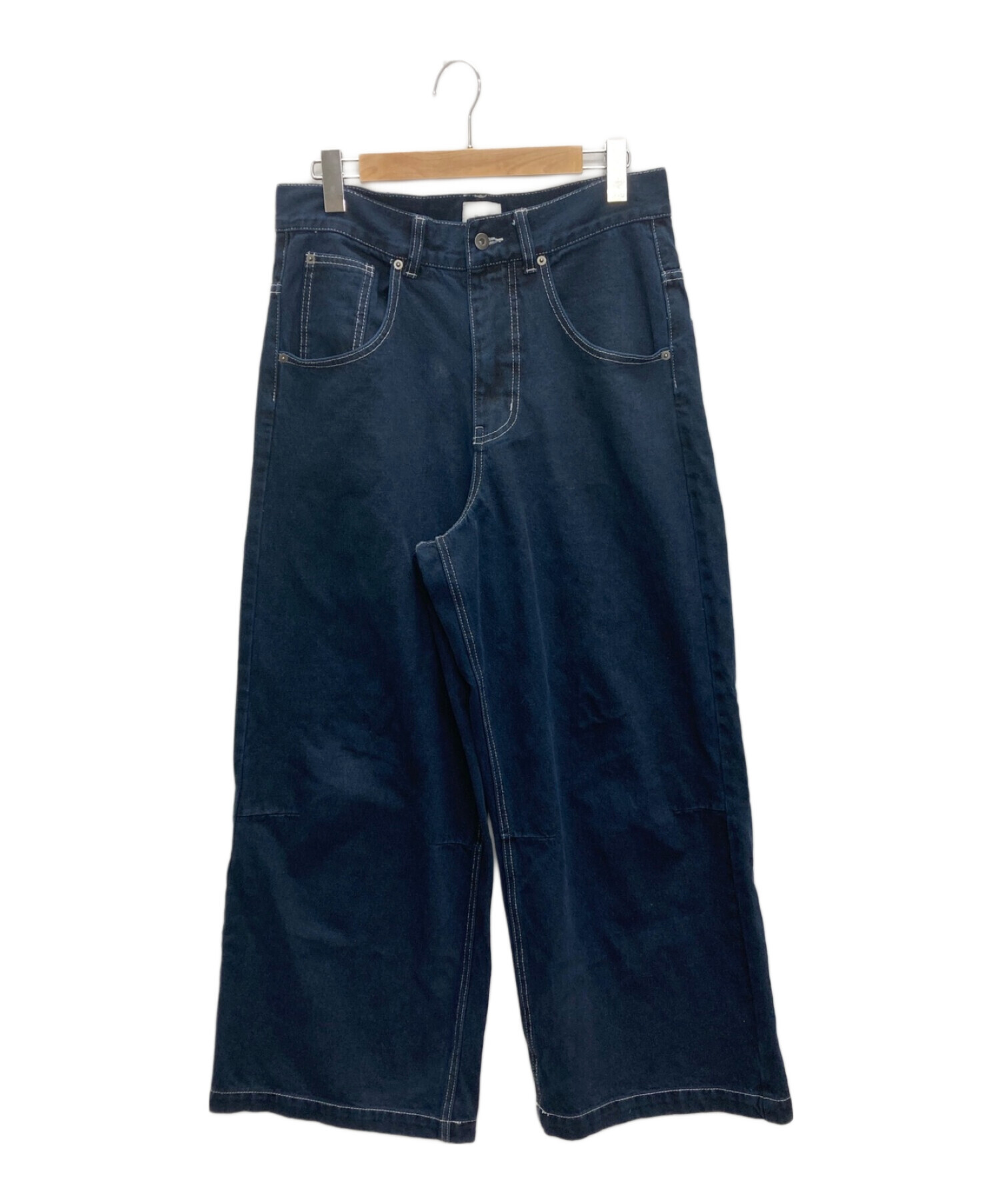 BLESS U (ブレスユー) wash buggy denim インディゴ サイズ:SIZE M