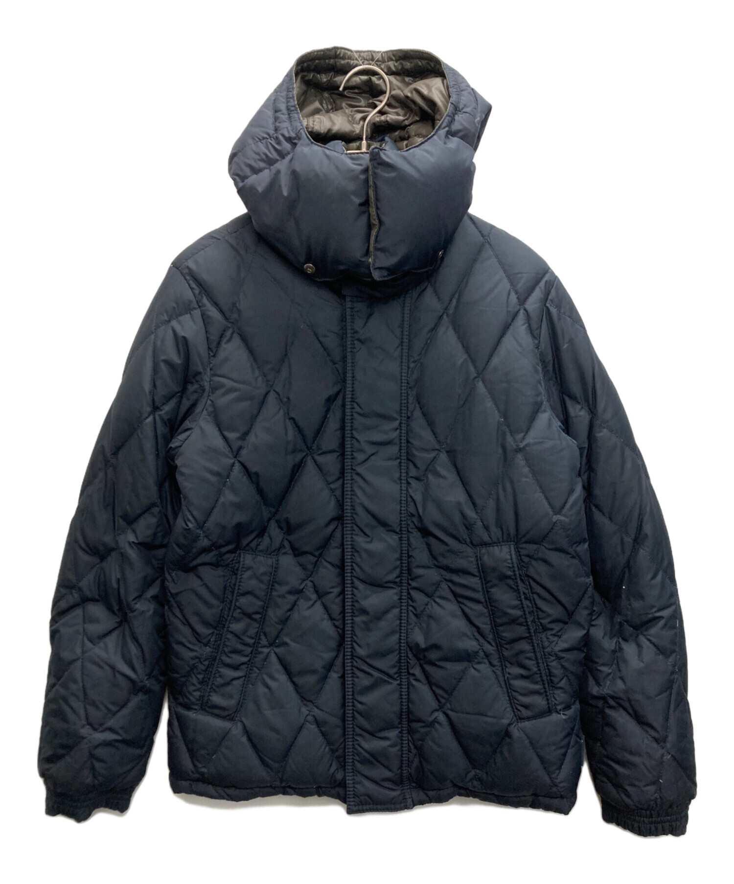 中古・古着通販】MONCLER (モンクレール) リバーシブルダウンジャケット ネイビー×カーキ サイズ:SIZE 0｜ブランド・古着通販  トレファク公式【TREFAC FASHION】スマホサイト