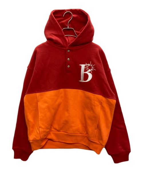 中古・古着通販】BoTT (ボット) 2 TONE PULLOVER HOODIE レッド×オレンジ サイズ:SIZE M｜ブランド・古着通販  トレファク公式【TREFAC FASHION】スマホサイト