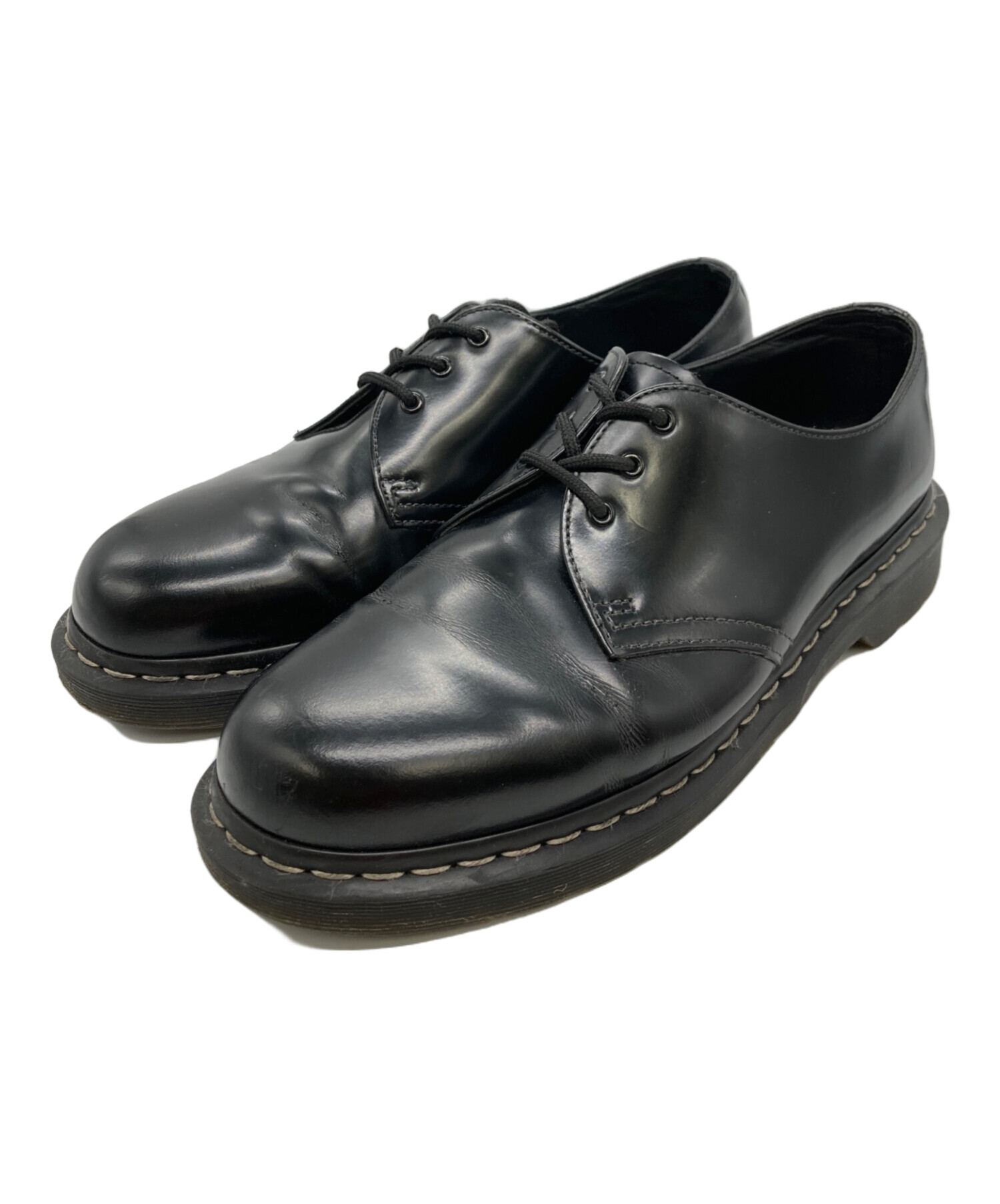 中古・古着通販】Dr.Martens (ドクターマーチン) 3ホールレザーシューズ ブラック サイズ:UK9｜ブランド・古着通販  トレファク公式【TREFAC FASHION】スマホサイト