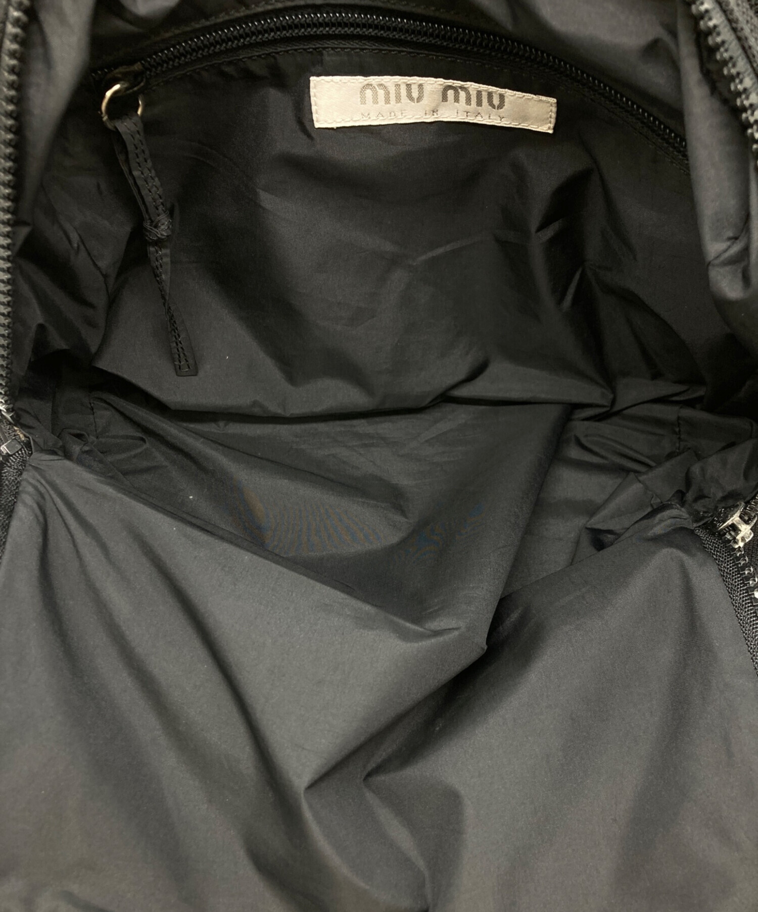 中古・古着通販】MIU MIU (ミュウミュウ) アーカイブチェストリグバッグ/Chest Rig Bag ブラック｜ブランド・古着通販  トレファク公式【TREFAC FASHION】スマホサイト