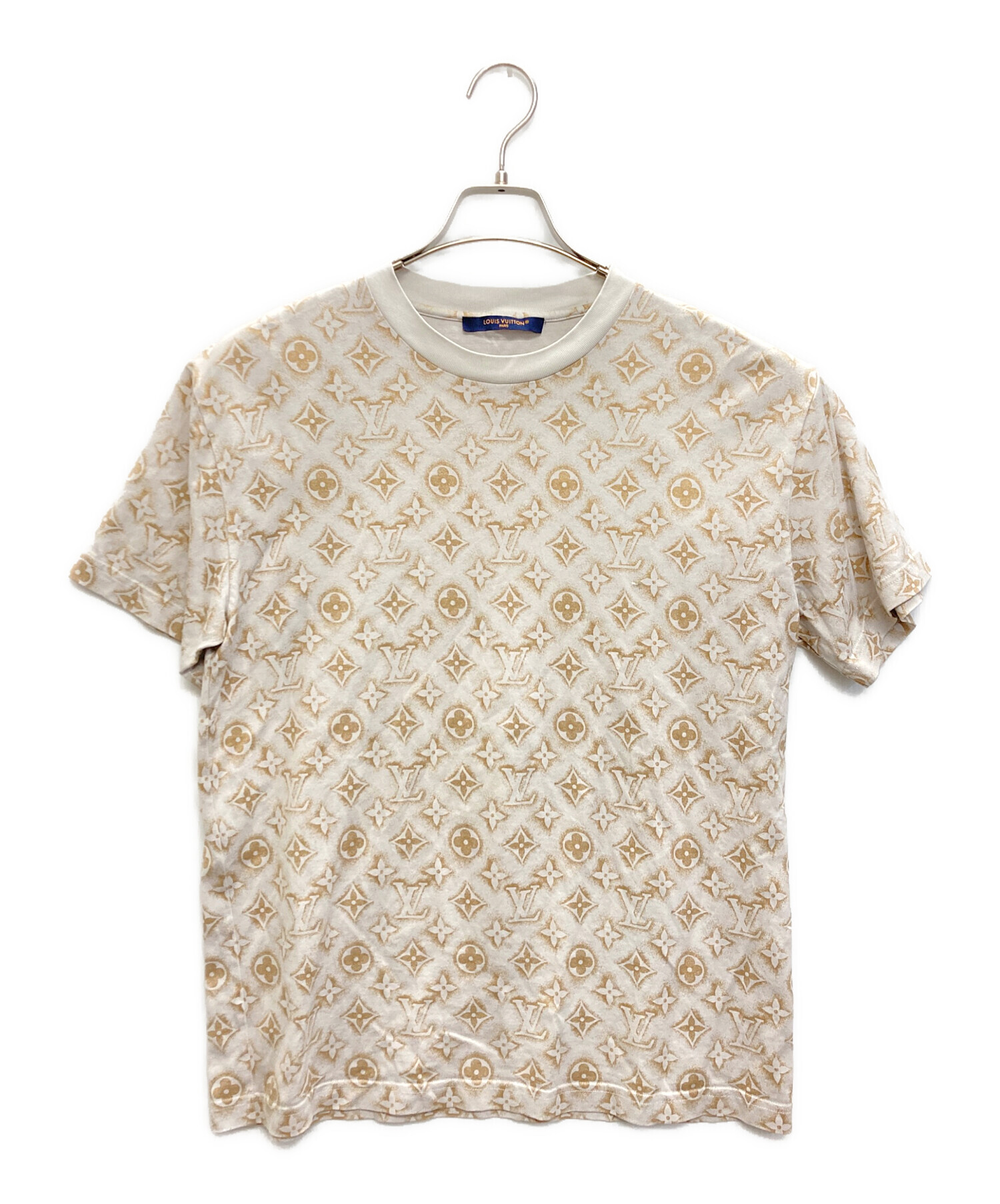 中古・古着通販】LOUIS VUITTON (ルイ ヴィトン) モノグラムプリントTシャツ ベージュ サイズ:SIZE S｜ブランド・古着通販  トレファク公式【TREFAC FASHION】スマホサイト