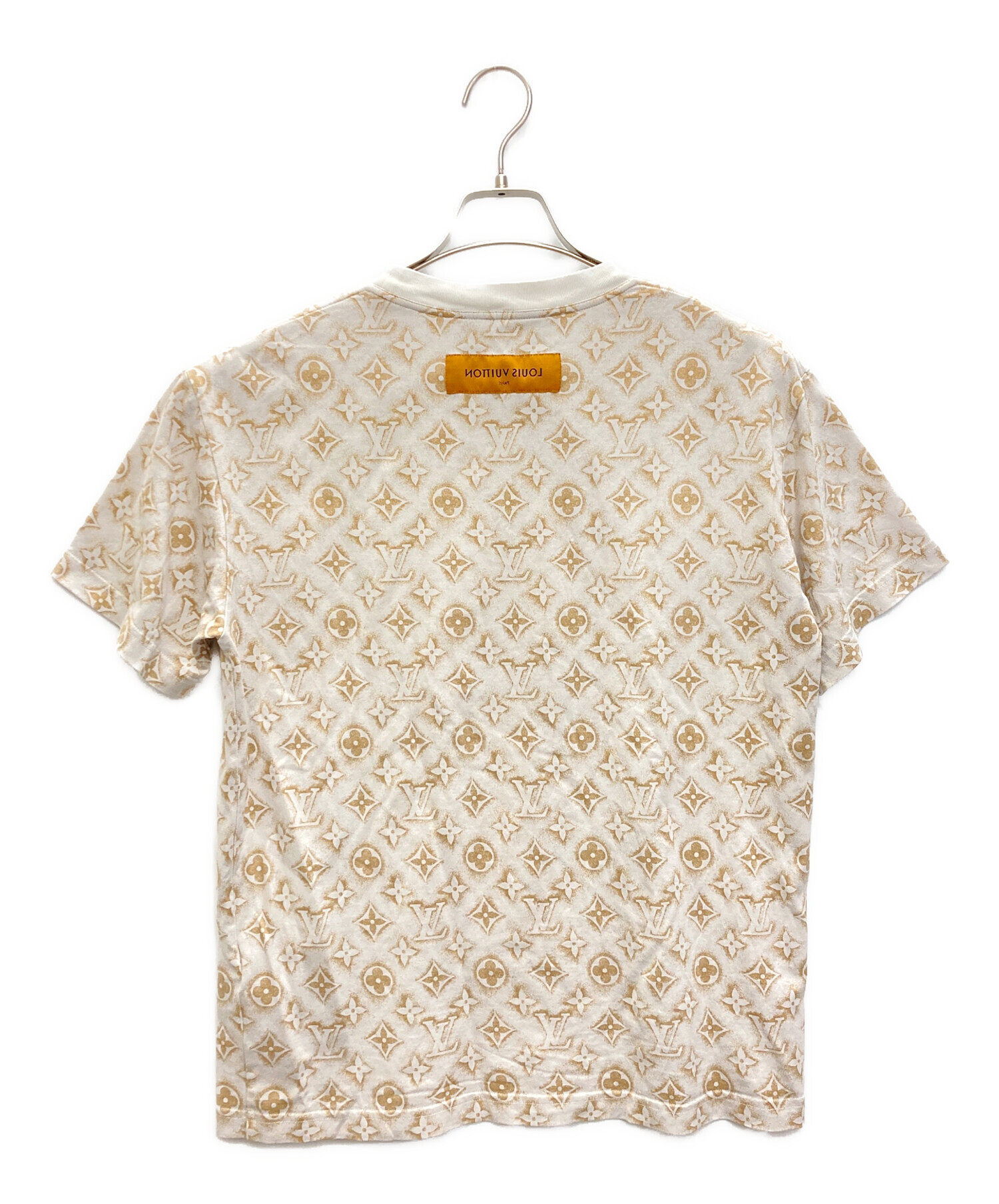 中古・古着通販】LOUIS VUITTON (ルイ ヴィトン) モノグラムプリントTシャツ ベージュ サイズ:SIZE S｜ブランド・古着通販  トレファク公式【TREFAC FASHION】スマホサイト