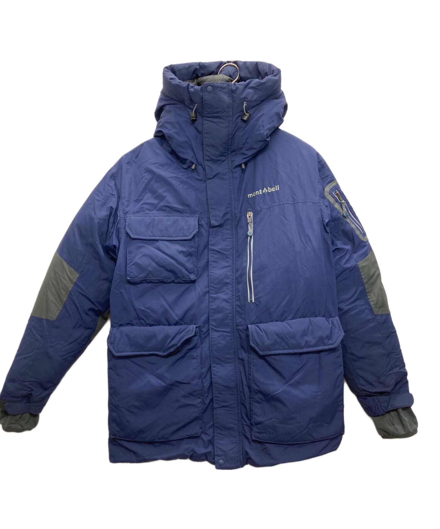 中古・古着通販】mont-bell (モンベル) ポーラーダウン パーカ ブルー サイズ:SIZE S｜ブランド・古着通販  トレファク公式【TREFAC FASHION】スマホサイト