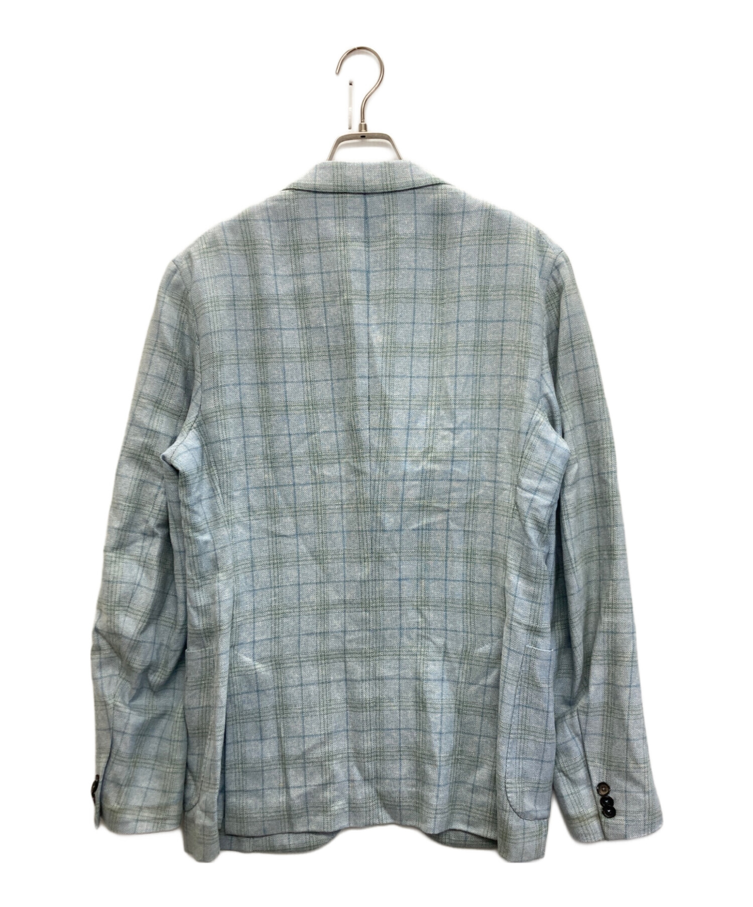 中古・古着通販】ISAIA (イザイア) シルクリネンブレンド3Bジャケット ブルー サイズ:SIZE 50｜ブランド・古着通販  トレファク公式【TREFAC FASHION】スマホサイト