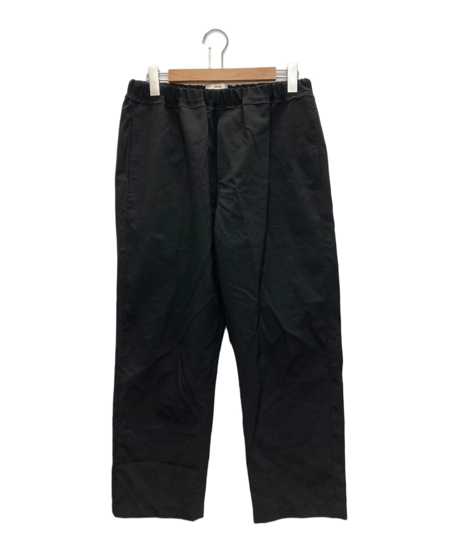 OAMC (オーエーエムシー) CROPPED DRAWCORD PANT ブラック サイズ:SIZE S