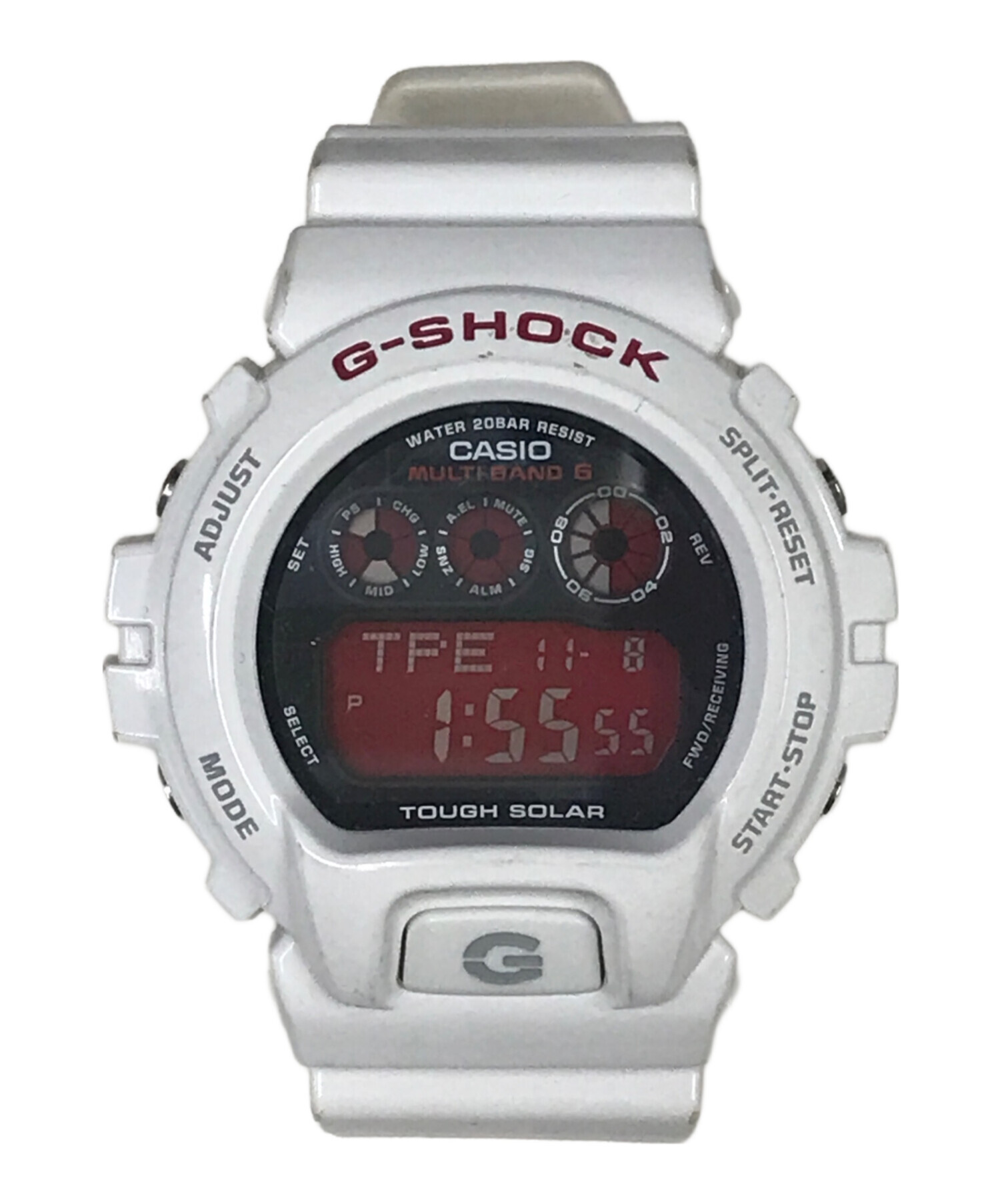 中古・古着通販】CASIO (カシオ) G-SHOCK MULTI BAND 6 ホワイト｜ブランド・古着通販 トレファク公式【TREFAC  FASHION】スマホサイト