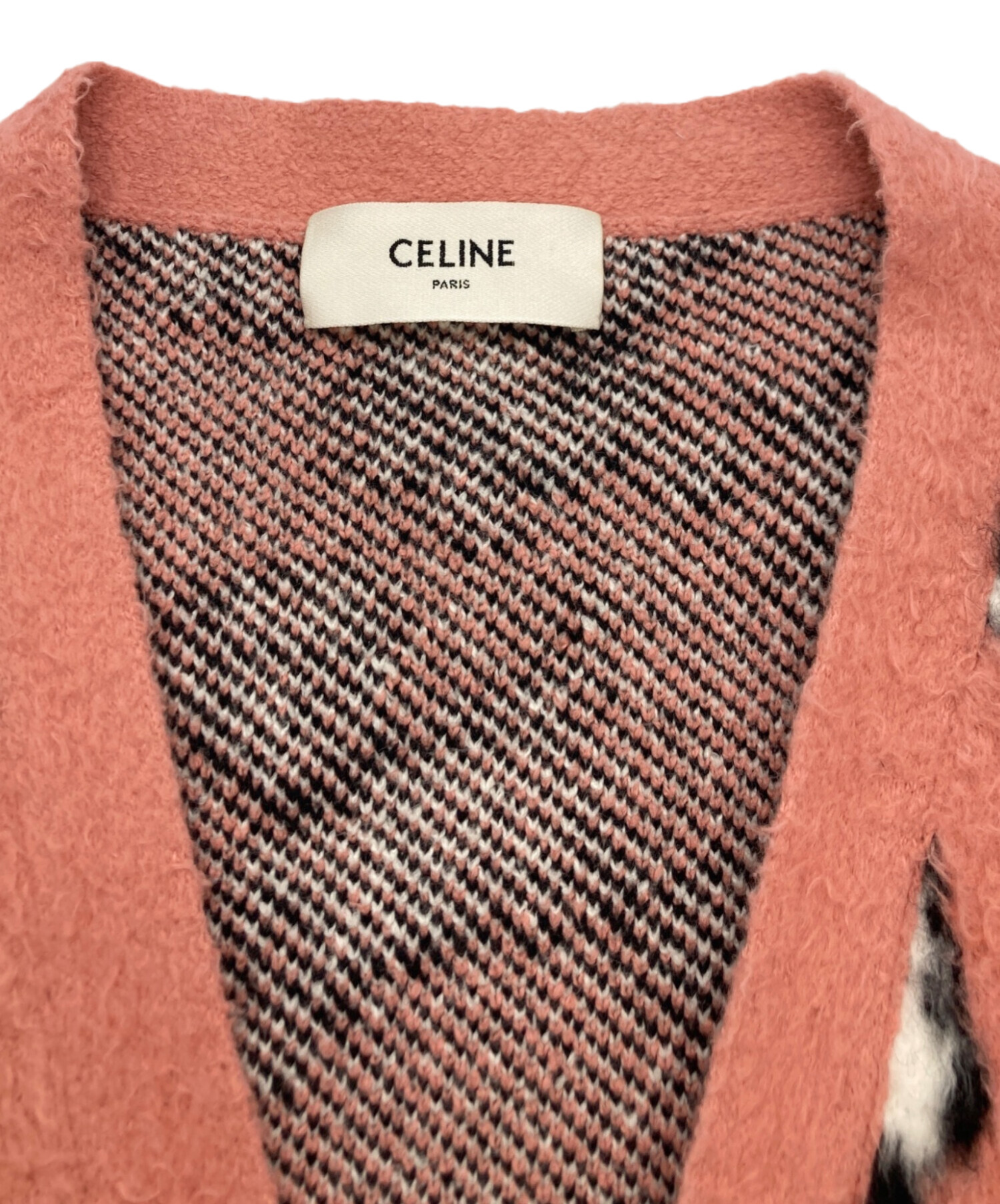 中古・古着通販】CELINE (セリーヌ) AMY DORIAN (エイミー・ドリアン) Artist Jacquard Cardigan In  Brushed Cotton ピンク サイズ:M｜ブランド・古着通販 トレファク公式【TREFAC FASHION】スマホサイト