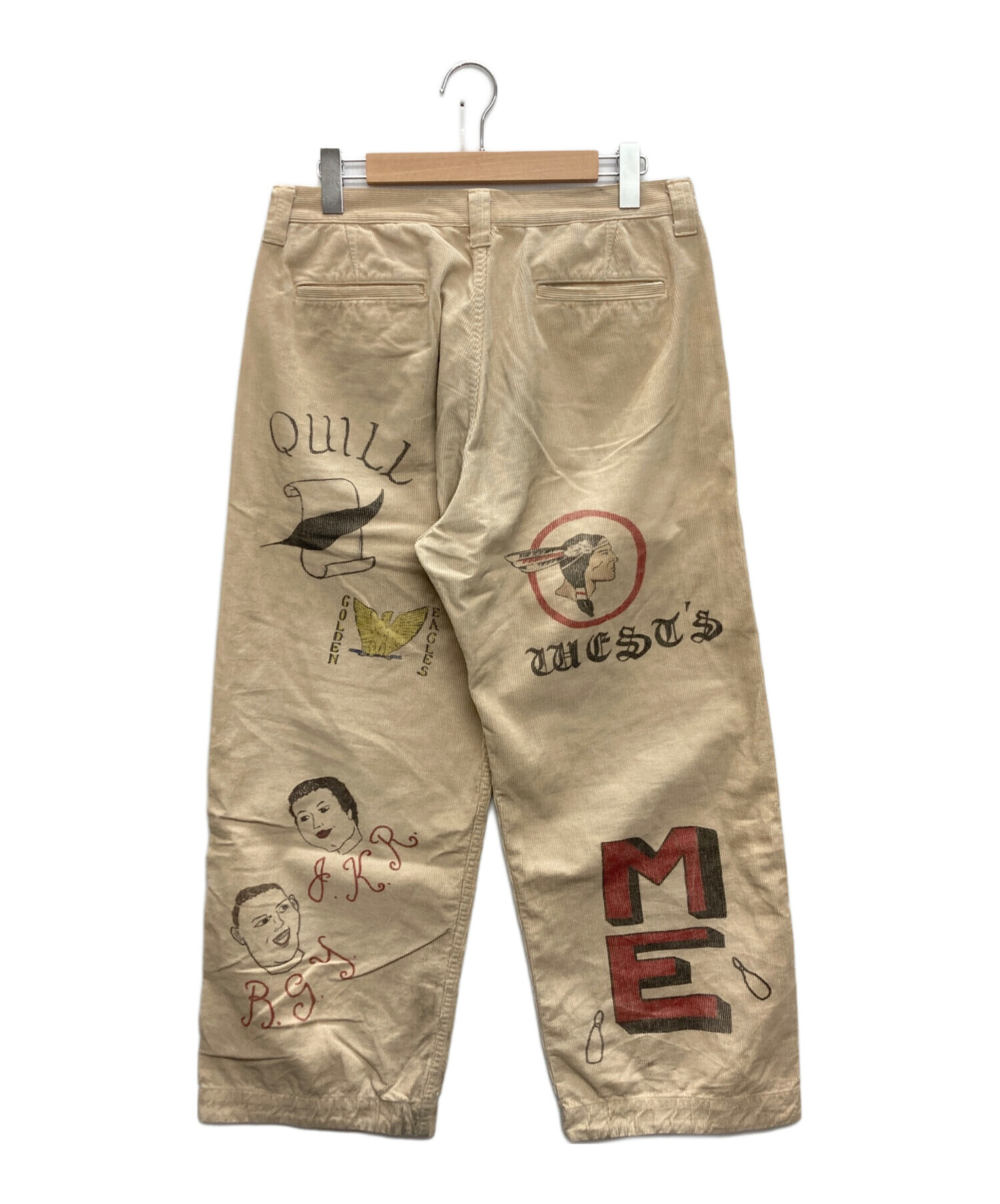 中古・古着通販】WESTOVERALLS (ウエストオーバーオールズ) Are You Different (アーユーディファレント) AYD  MEMORIAL TROUSERS ベージュ サイズ:W34｜ブランド・古着通販 トレファク公式【TREFAC FASHION】スマホサイト