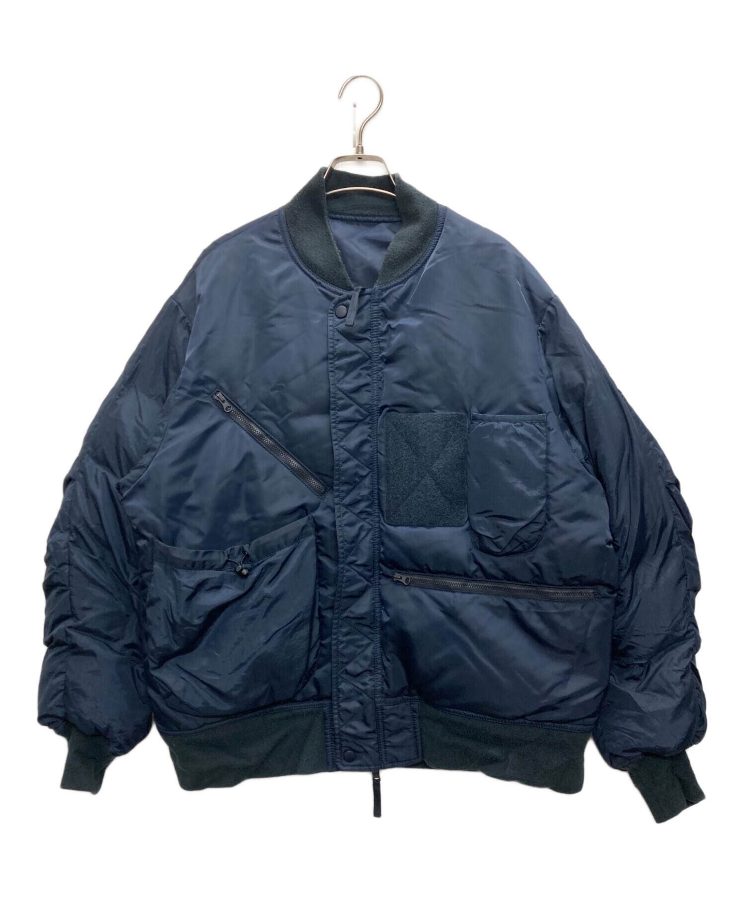 DAIWA PIER39 (ダイワ ピア39) TECH REVERSIBLE MA-1 ネイビー サイズ:SIZE M