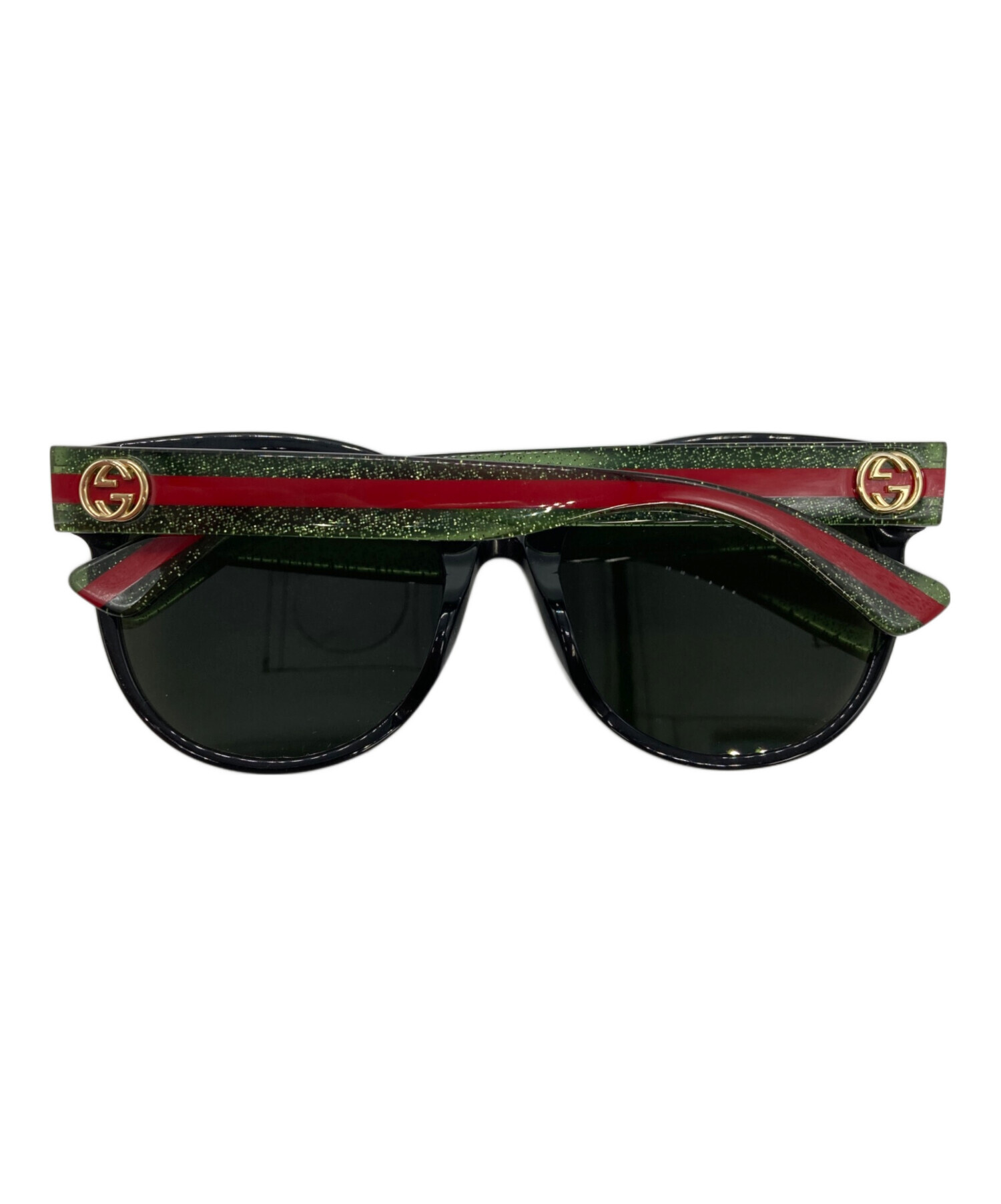 中古・古着通販】GUCCI (グッチ) ラメシェリーラインサングラス ブラック サイズ:56□20-145｜ブランド・古着通販  トレファク公式【TREFAC FASHION】スマホサイト