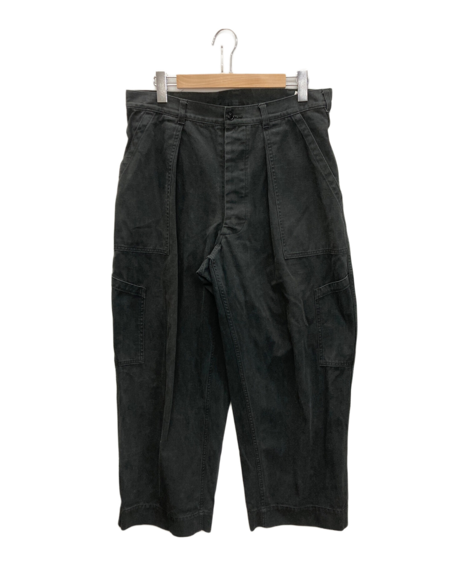 A.PRESSE (アプレッセ) USAF Hemmed Bottoms ブラック サイズ:SIZE 3