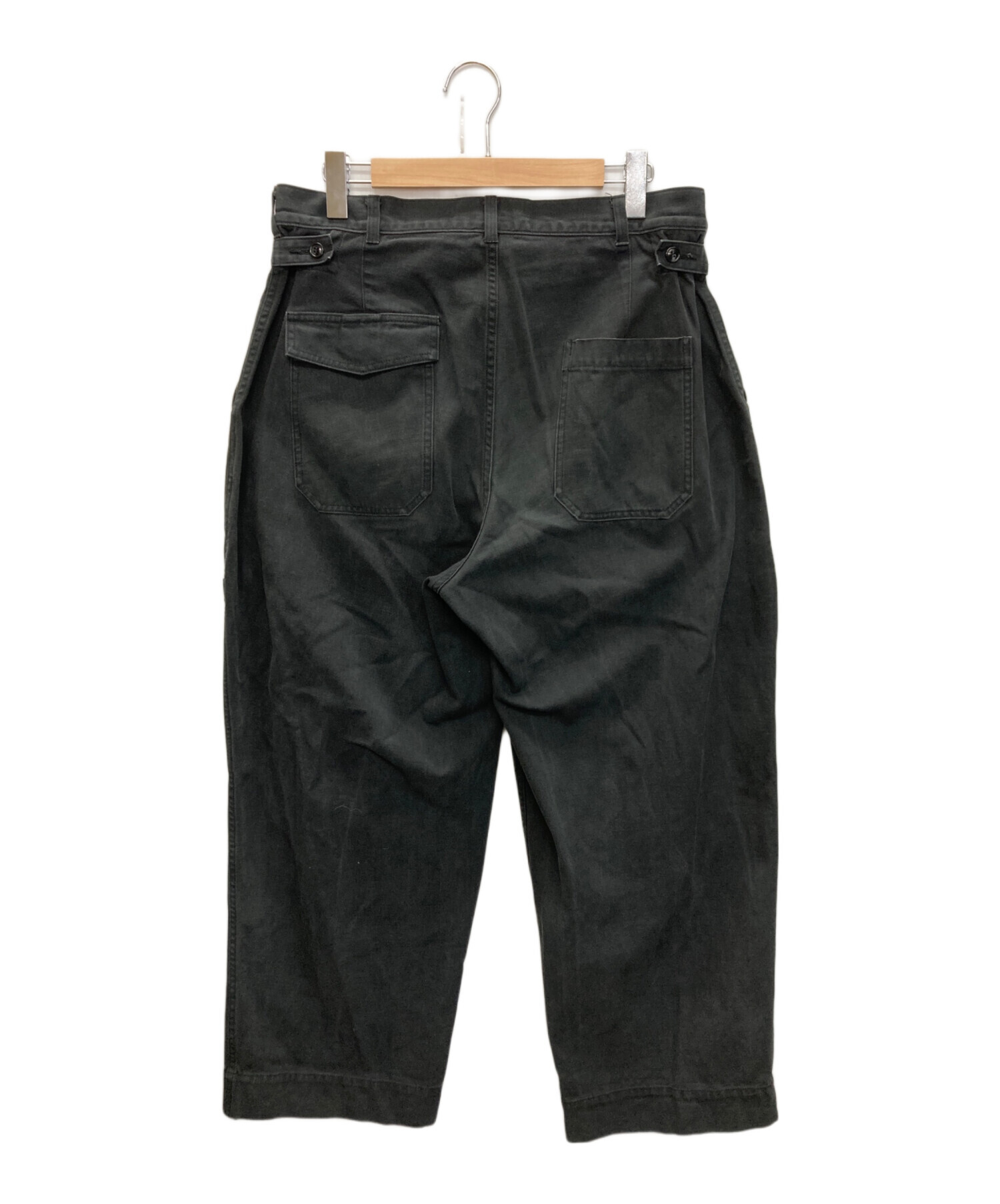 A.PRESSE (アプレッセ) USAF Hemmed Bottoms ブラック サイズ:SIZE 3