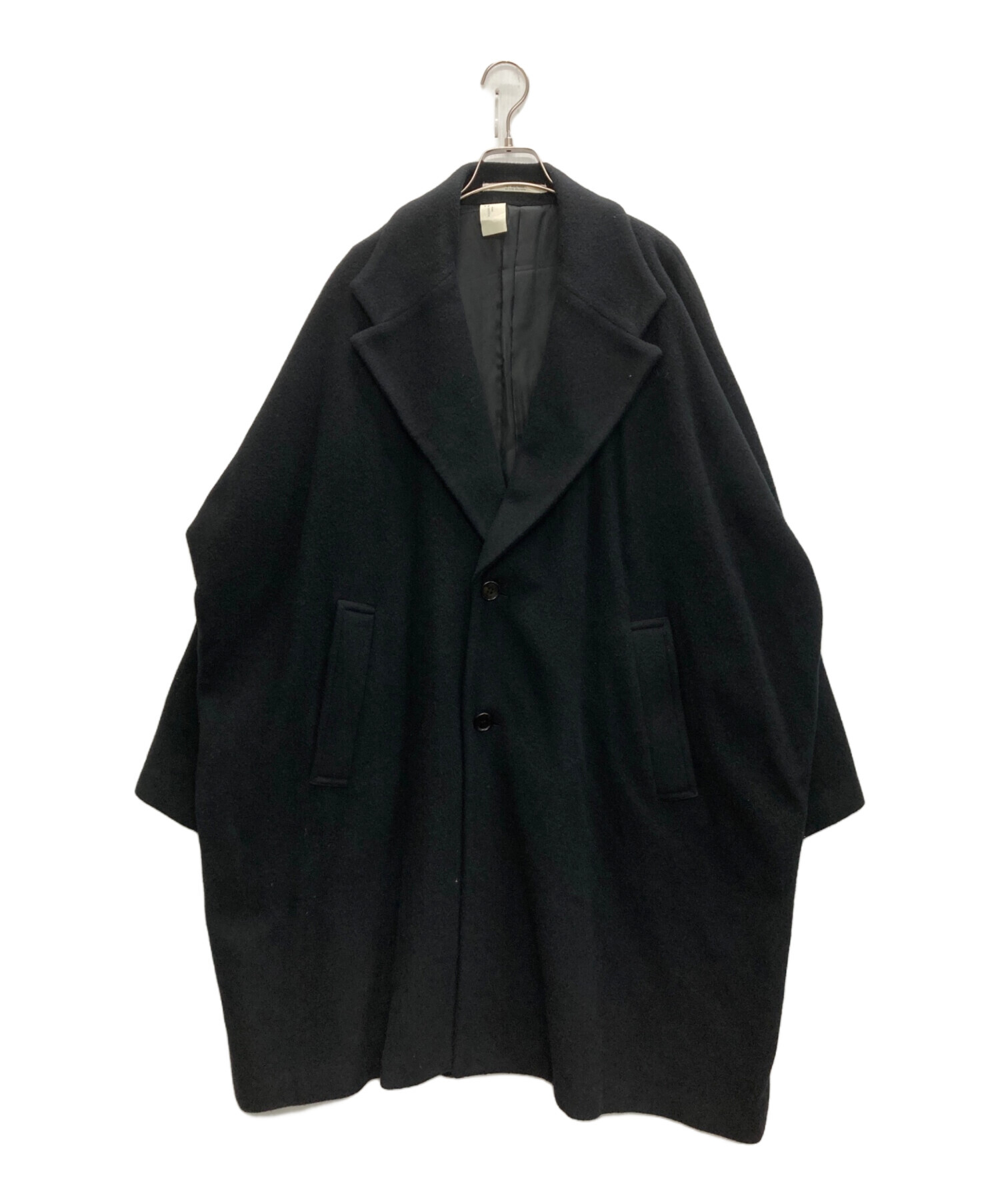 中古・古着通販】N.HOOLYWOOD (エヌ ハリウッド) CHESTER FIELD LONG COAT ブラック サイズ:SIZE  38｜ブランド・古着通販 トレファク公式【TREFAC FASHION】スマホサイト