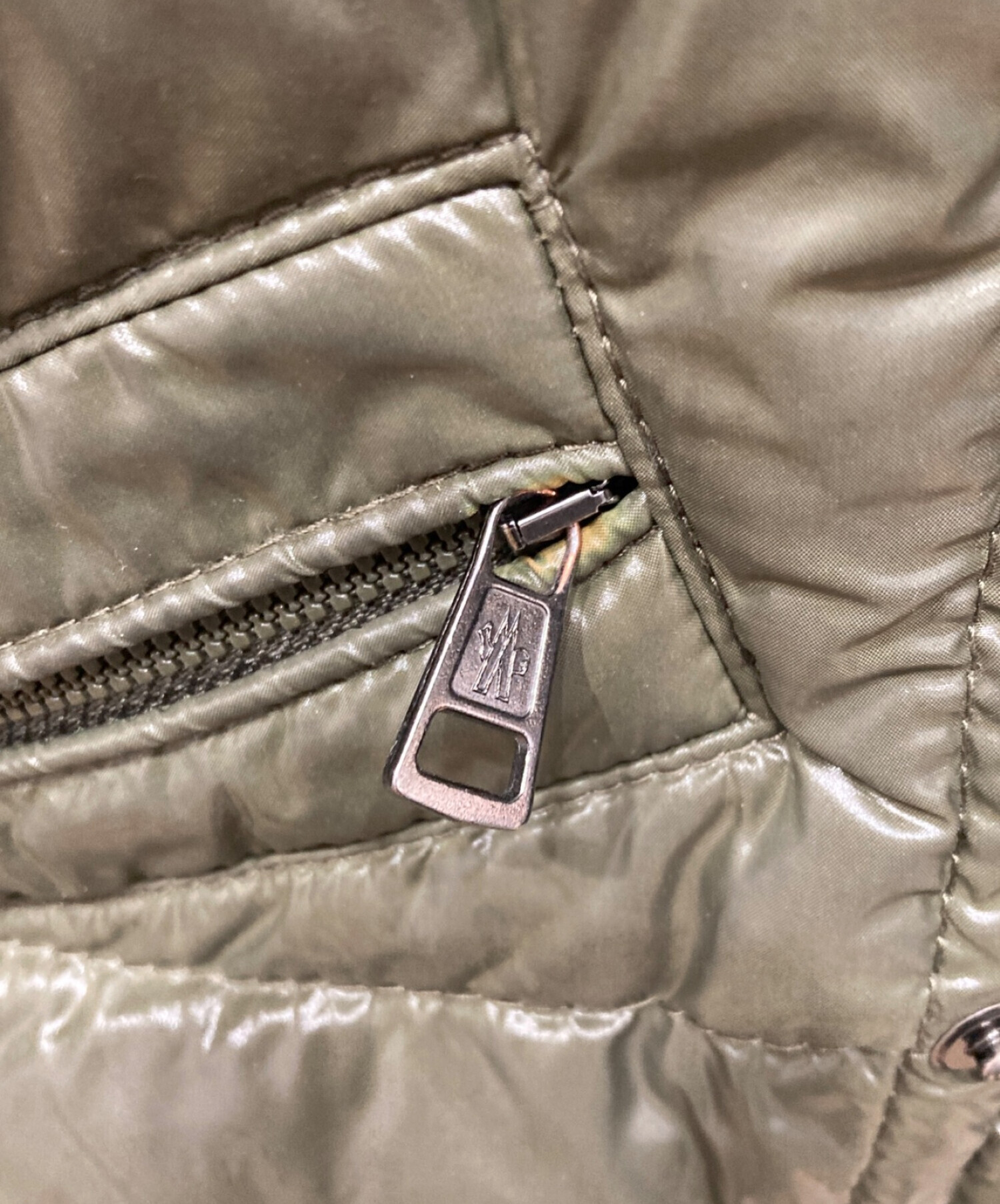 MONCLER (モンクレール) K2 DOWN JACKET　ケーツーダウンジャケット　41303/50/68950 カーキ サイズ:1