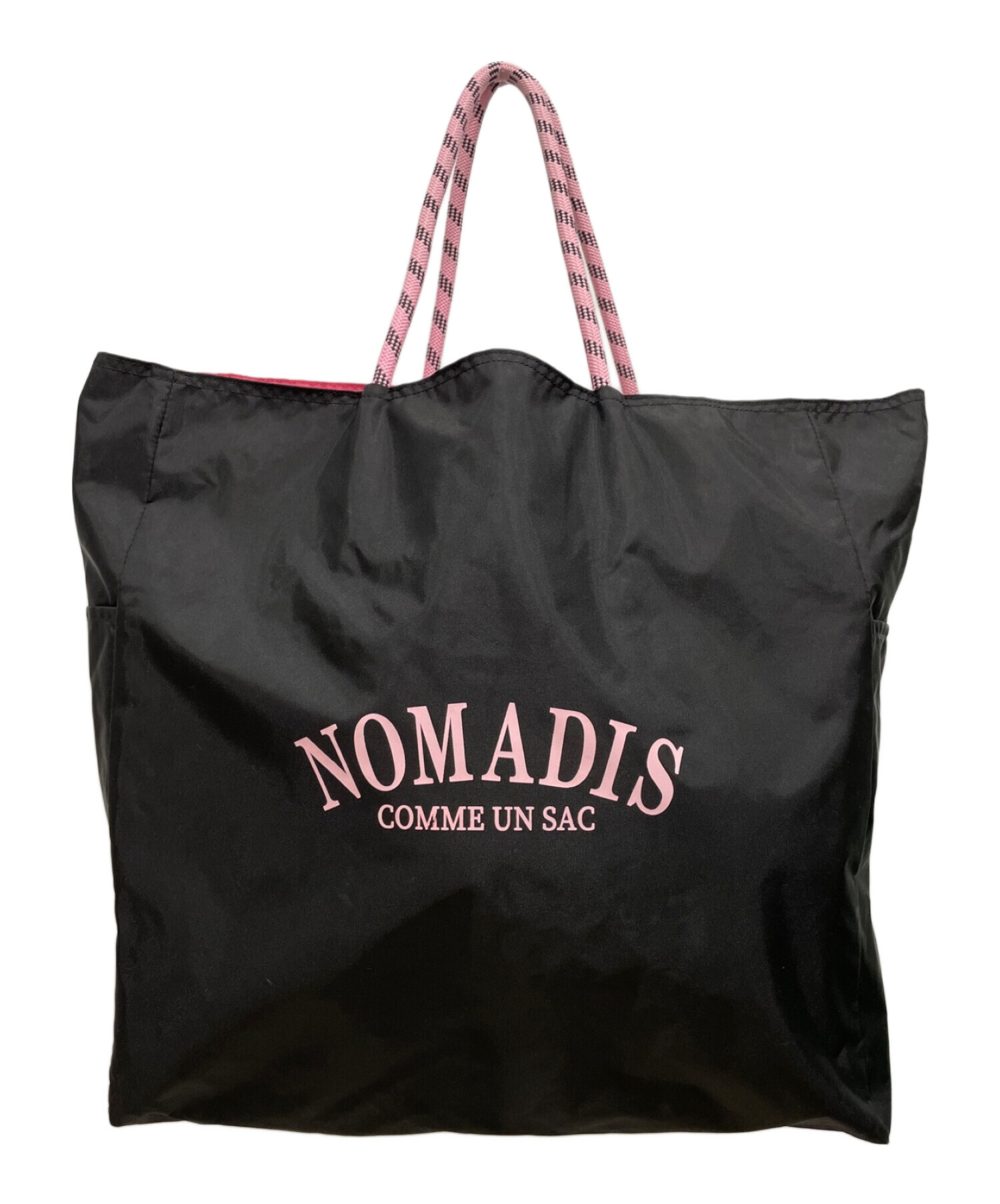 中古・古着通販】NOMADIS (ノマディス) BEAUTY&YOUTH (ビューティーアンドユース) 別注SACロゴトートバッグ  ナイロントートバッグ ブラック×ピンク｜ブランド・古着通販 トレファク公式【TREFAC FASHION】スマホサイト