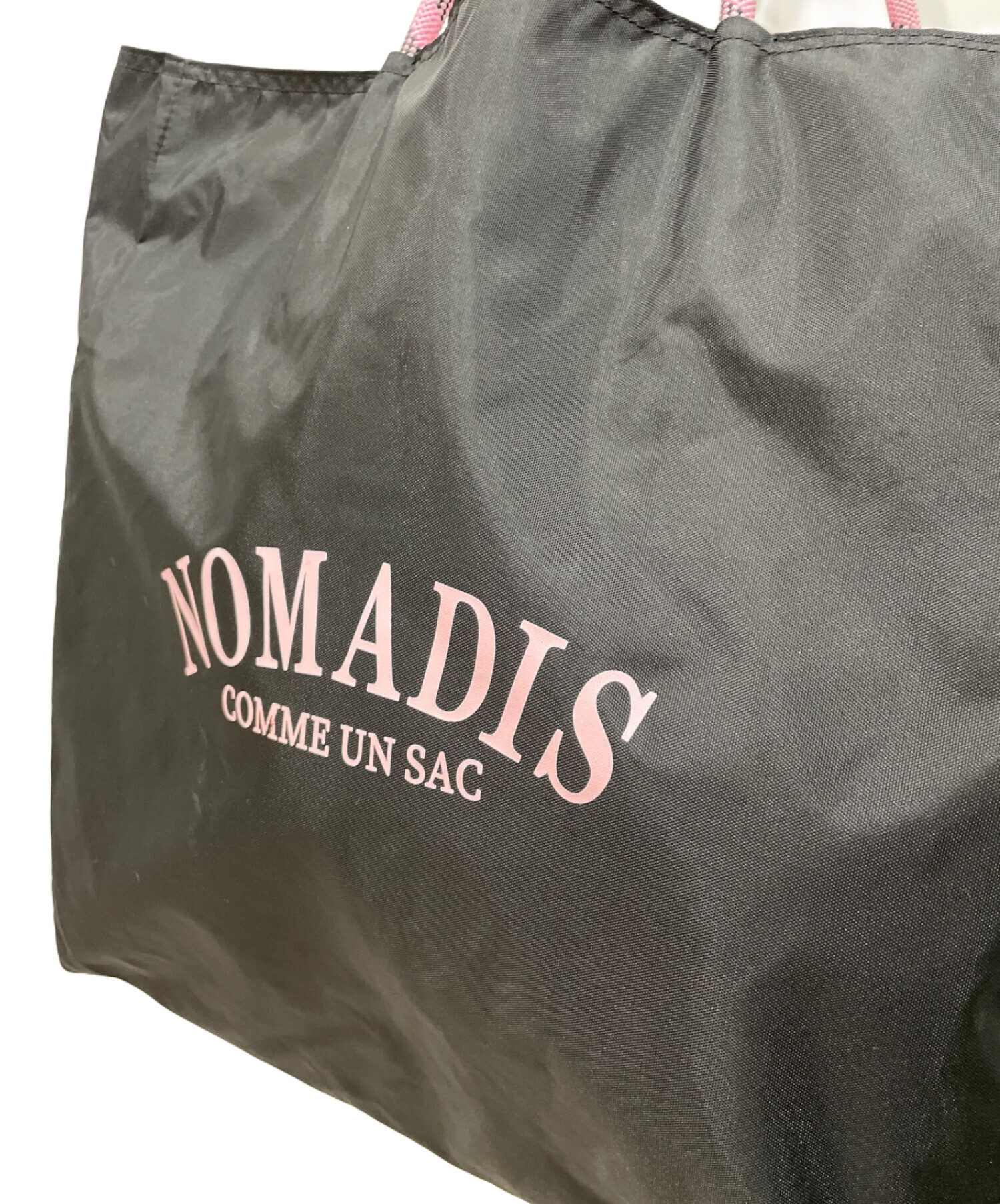 中古・古着通販】NOMADIS (ノマディス) BEAUTY&YOUTH (ビューティーアンドユース) 別注SACロゴトートバッグ  ナイロントートバッグ ブラック×ピンク｜ブランド・古着通販 トレファク公式【TREFAC FASHION】スマホサイト