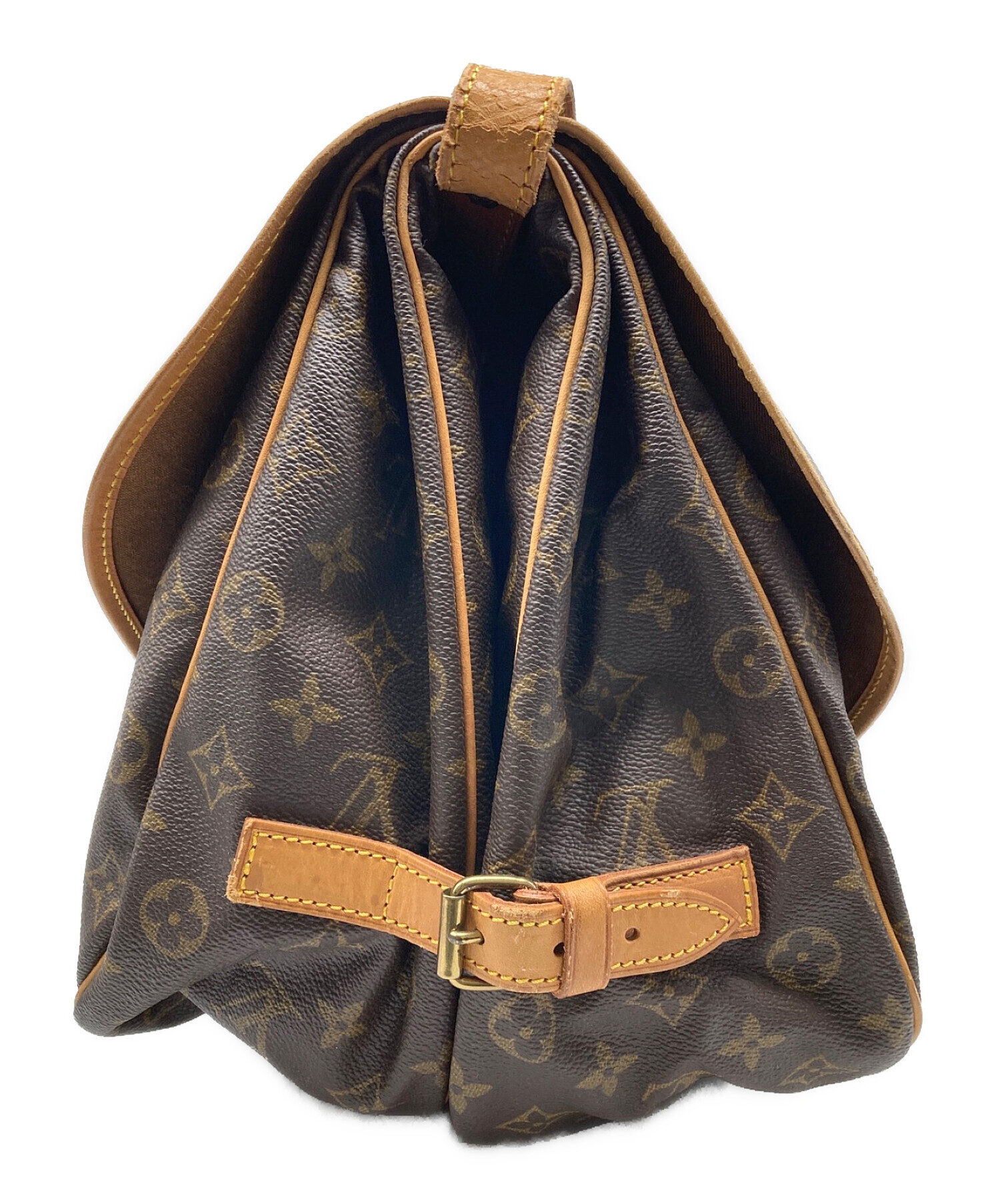 中古・古着通販】LOUIS VUITTON (ルイ ヴィトン) ソミュール35 ショルダーバッグ M42254 ブラウン｜ブランド・古着通販  トレファク公式【TREFAC FASHION】スマホサイト